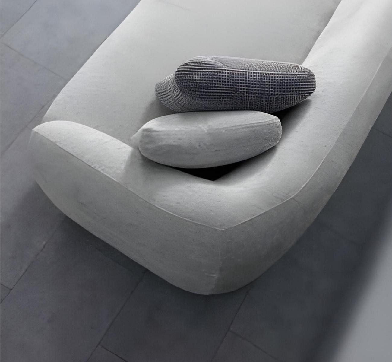 Xlmoebel Sessel Moderne Wohnlandschaft in Grau mit bequemer Polsterung (4-Sitzer Sofa + 3-Sitzer Sofa + Sessel), Hergestellt in Europa