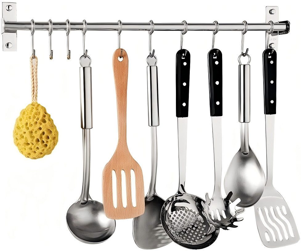 Refined Living Hakenleiste Edelstahl Küchenreling mit günstig online kaufen