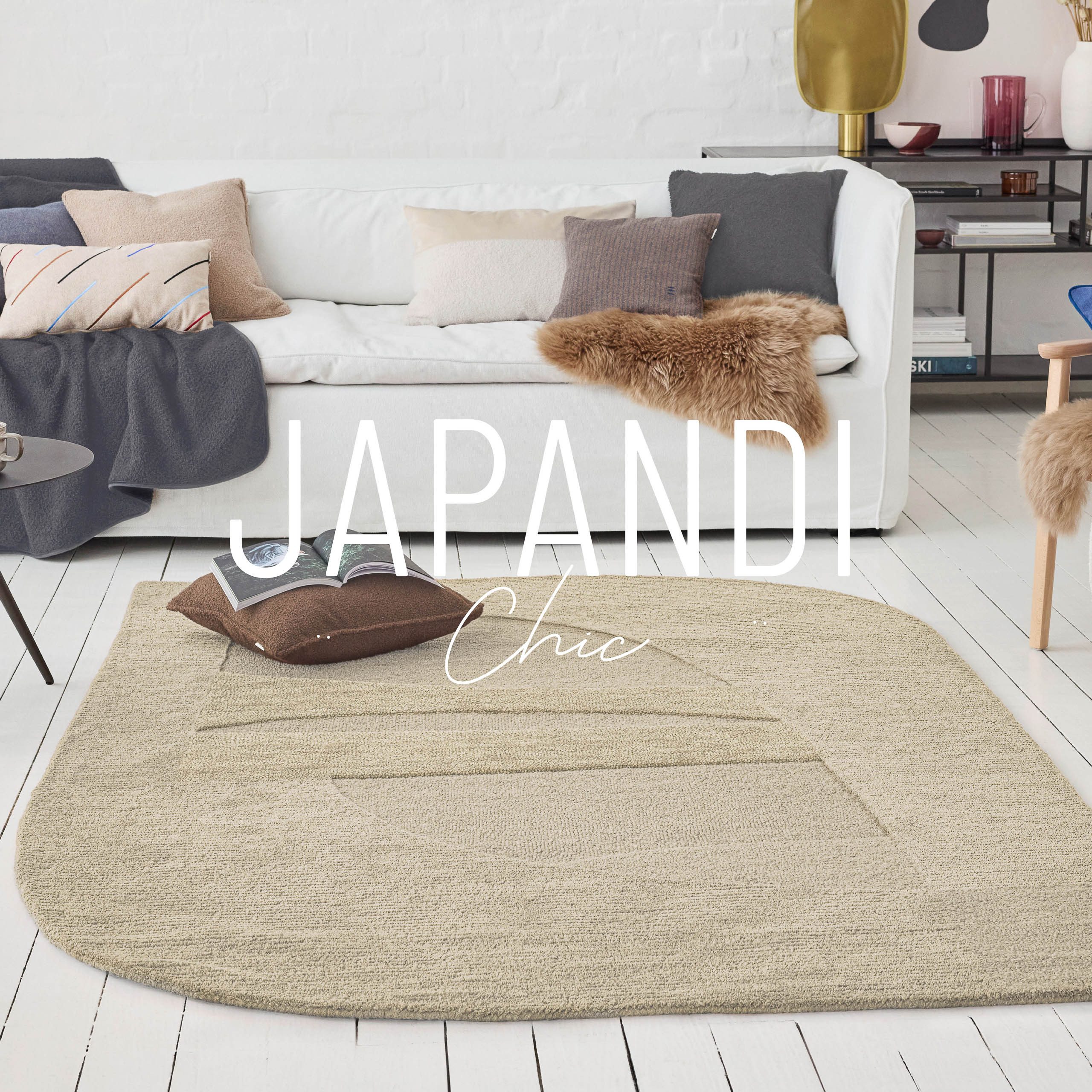 Wecon home Teppich Dodo, rechteckig, Höhe: 10 mm, Wollteppich, asymmetrisch, hochwertig, handgetuftet, robust, modern