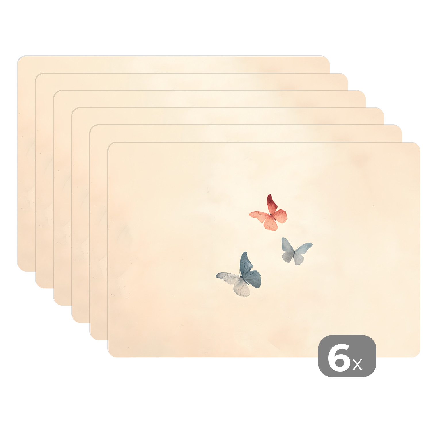 MuchoWow Platzset Schmetterlinge - Minimalistisch - günstig online kaufen
