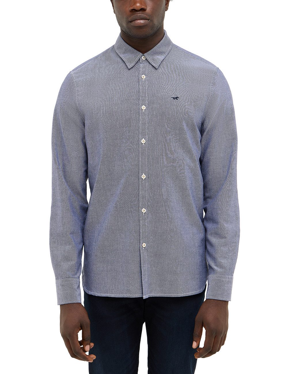 MUSTANG Langarmhemd Herren Style Edinburg günstig online kaufen