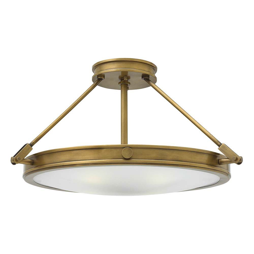 Elstead LIGHTING Deckenleuchte, Leuchtmittel nicht inklusive, Deckenleuchte Lampe Retroleuchte Wohnzimmerleuchte Stahl Glas