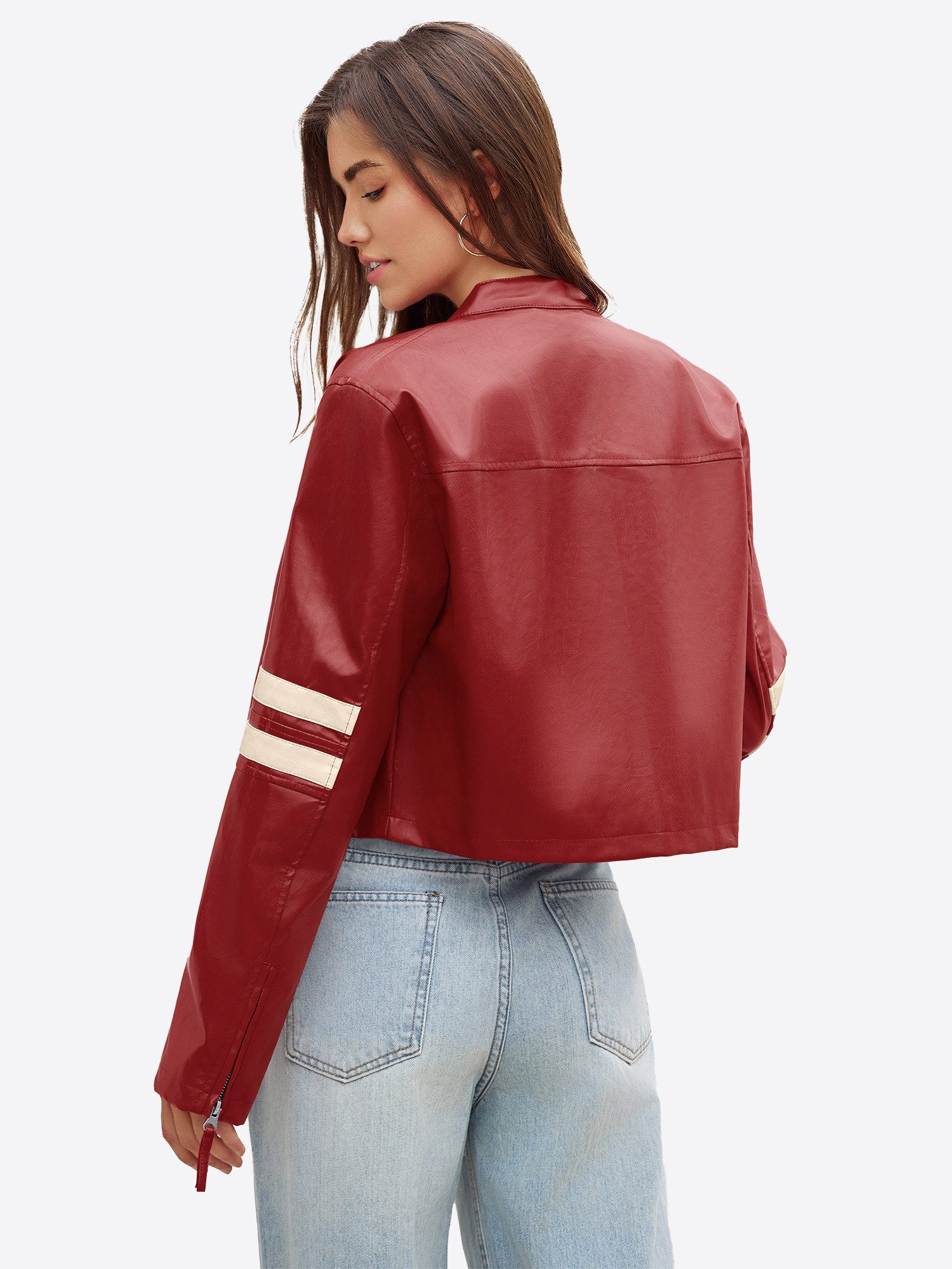 Imily Bela Bikerjacke Damen Kunstlederjacke (Packung, 1-St., 1per-Pack) Ste günstig online kaufen