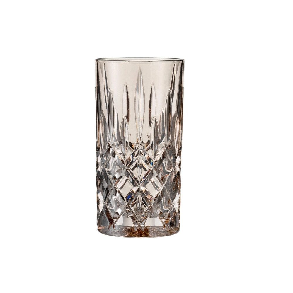 Nachtmann Cocktailglas Nachtmann Noblesse Longdrinkglas Taupe 2er Set, Kristallglas – Bild 5 von 5