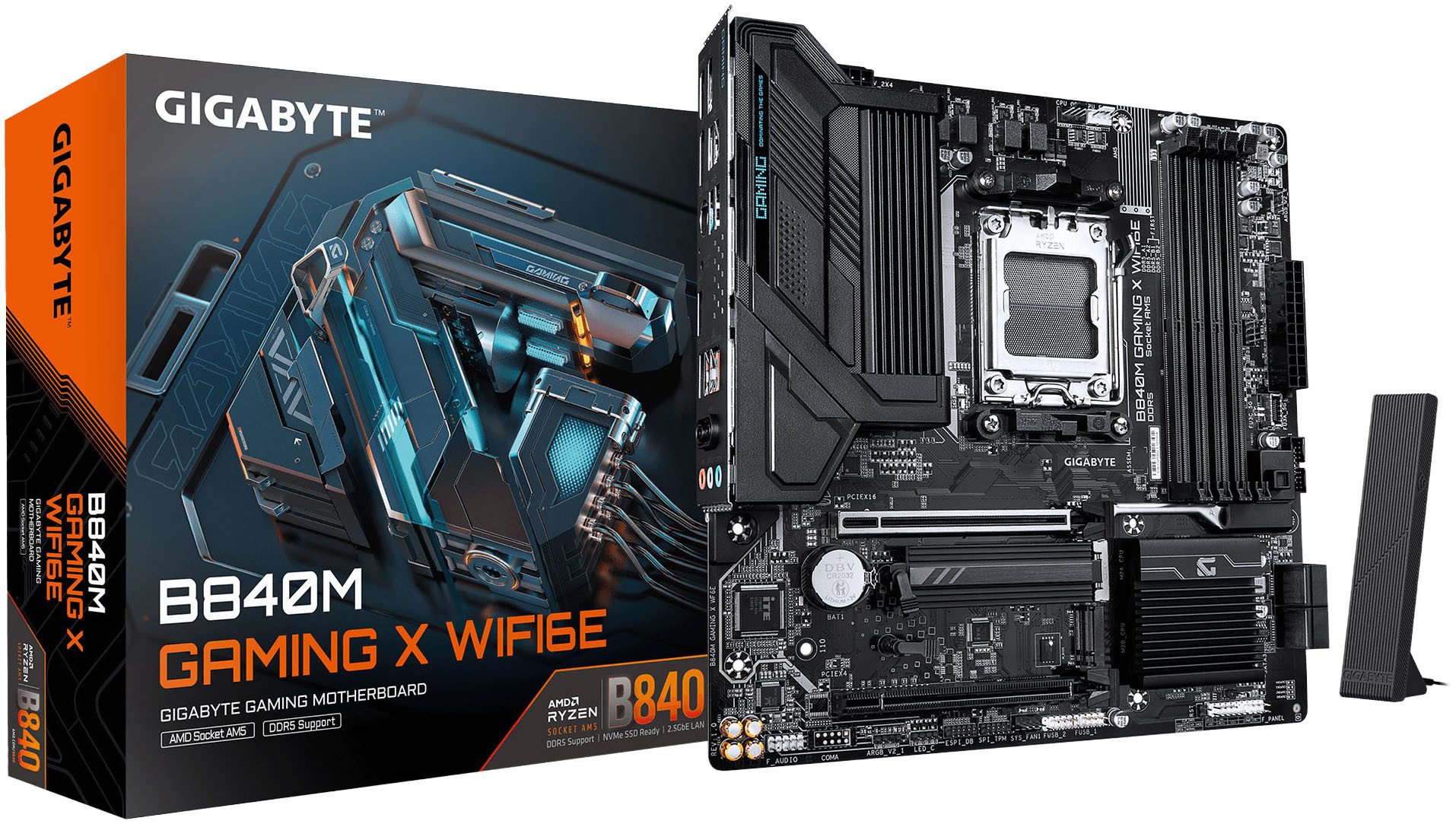 Gigabyte B840M GAMING PLUS WIFI6E Mainboard