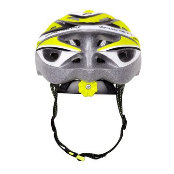 FORCE Fahrradhelm Helm FORCE HAL gelb L - XL