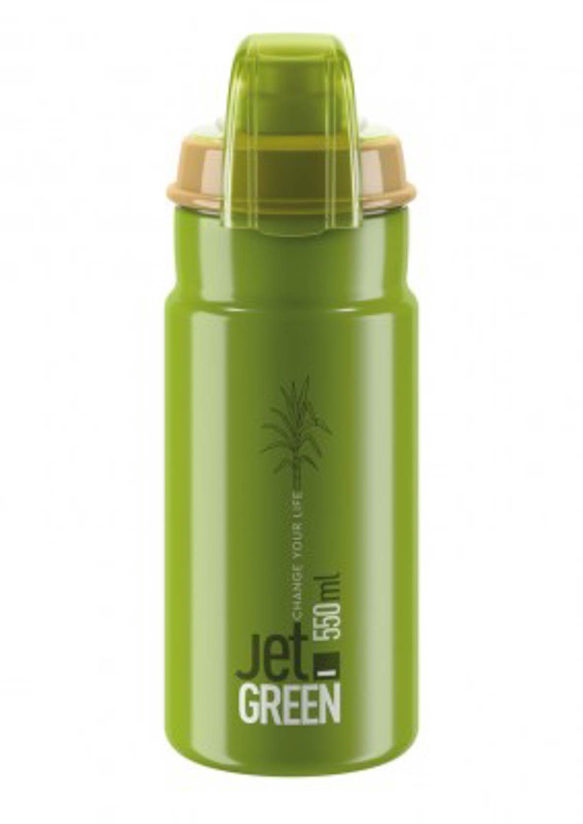 Elite Trinkflasche Trinkflasche Elite Jet Green Plus 550ml, grün/oliv | Trinkflaschen