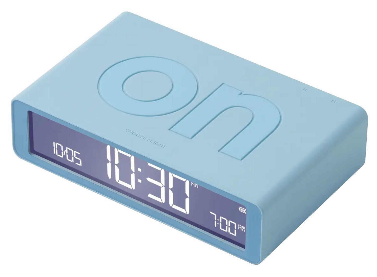 Lexon Quarzwecker LR157LB1 Digital Flip Classic Hellblau