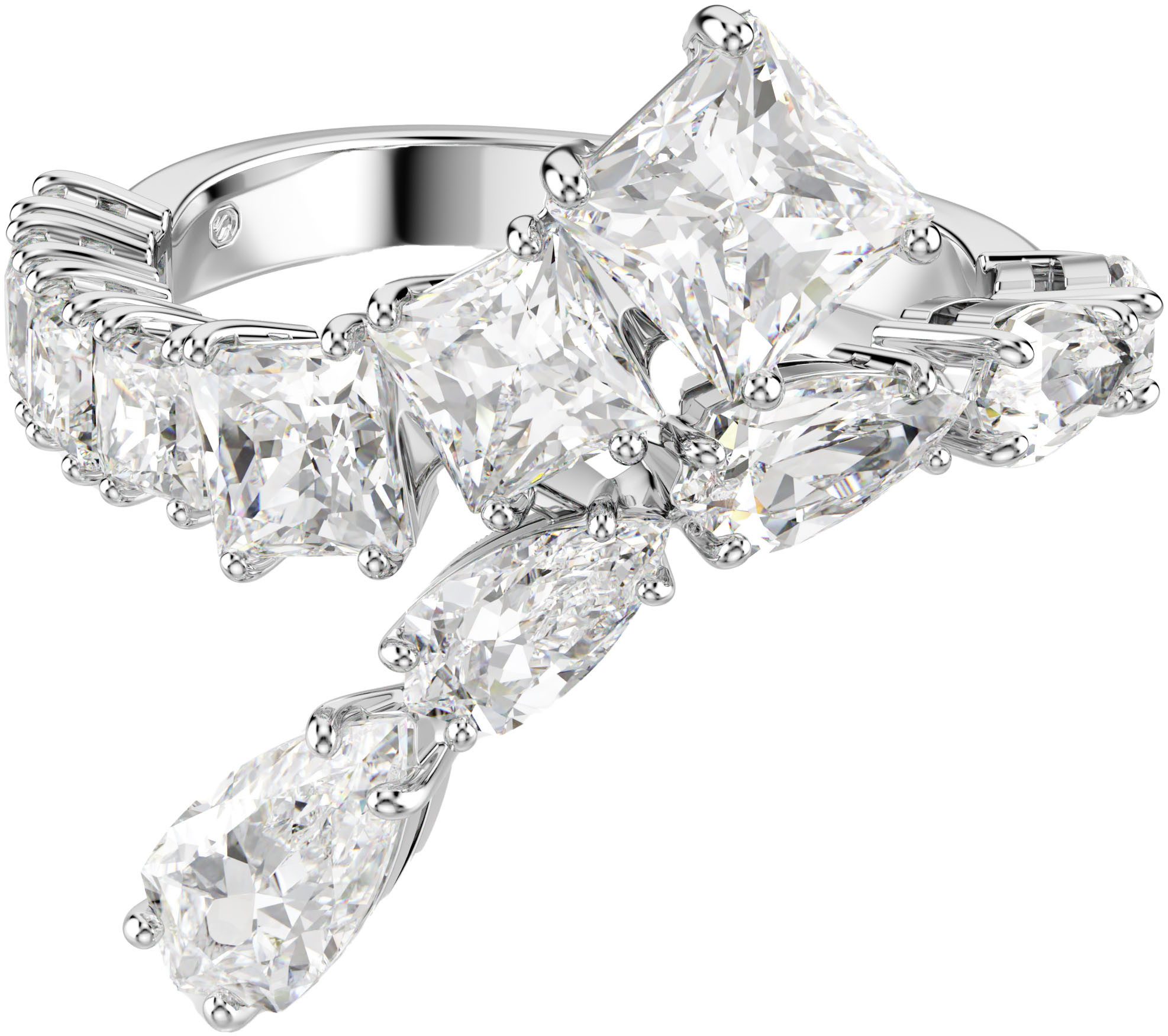 Swarovski Fingerring Schmuck Geschenk Matrix Ring, mit Swarovski® Zirkonia günstig online kaufen