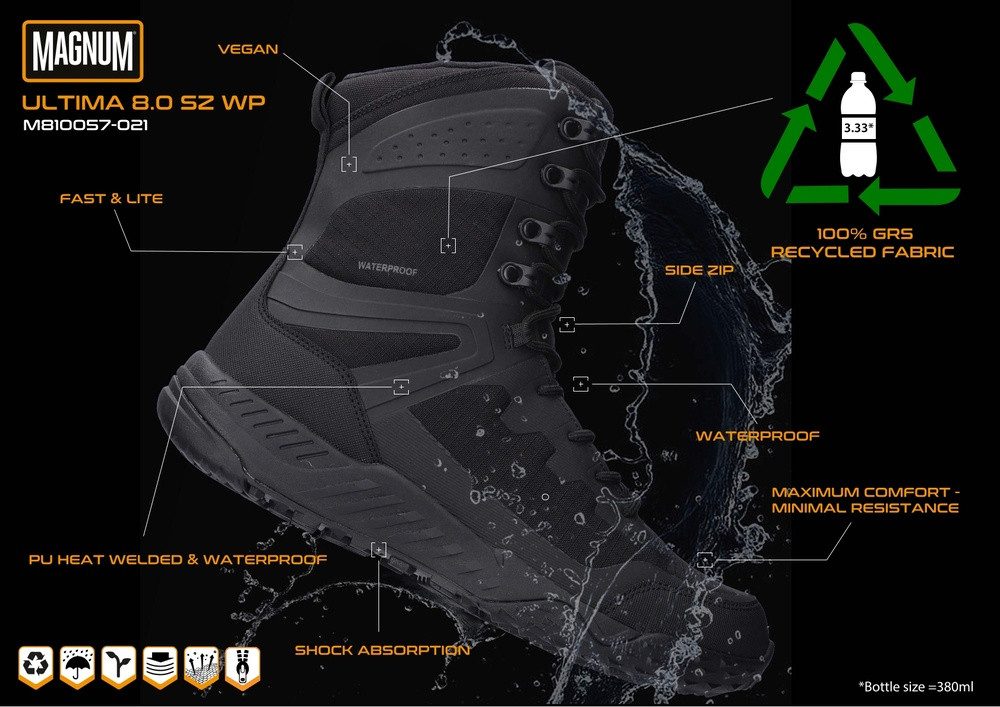 Magnum Ultima 8.0 Sz Wp Stiefel