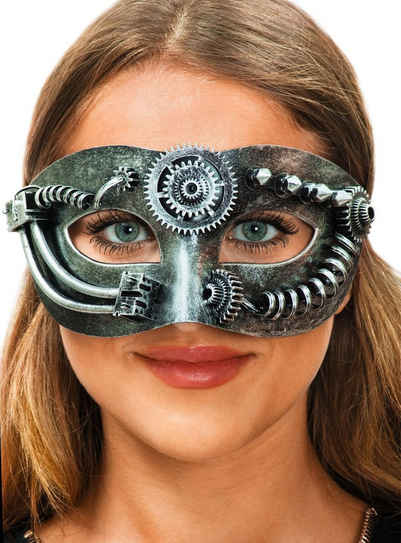 Metamorph Verkleidungsmaske Steampunk Venezianische Maske, Stimmungsvolle Maske für Steampunk, Fantasy und Sci-Fi