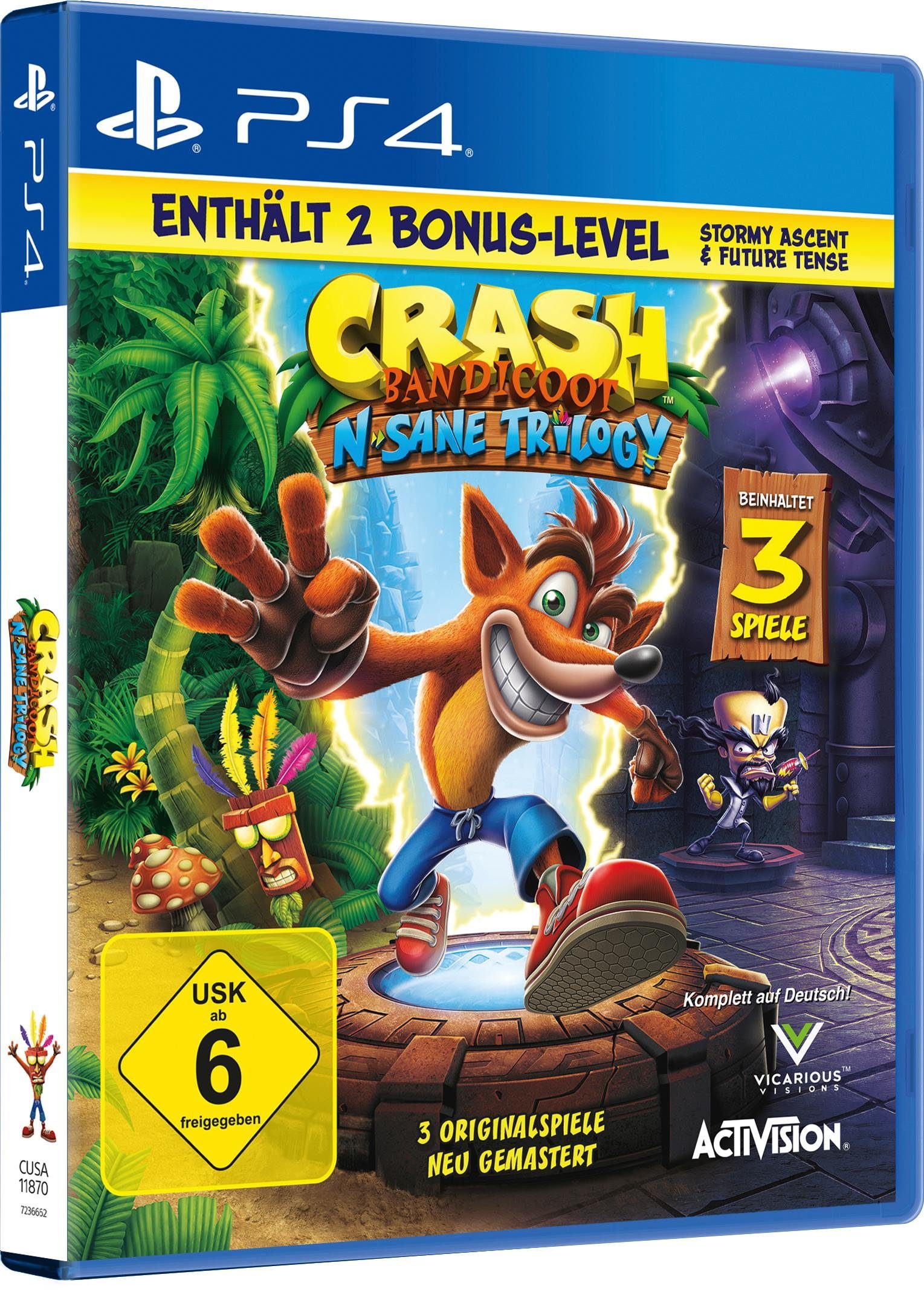 Activision Crash Bandicoot PlayStation 4, Das Beuteltier, das eine ganze  Generation beeinflusste, ist besser als je zuvor. online kaufen | OTTO
