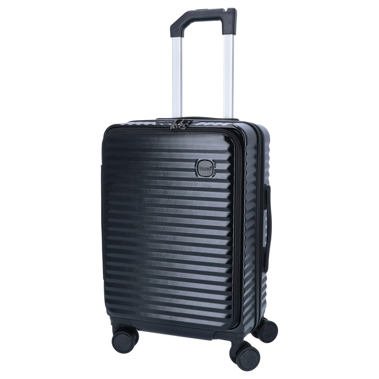 TheTrueC Koffer TheTrueC 4 Rollen Trolley 3er Set S/M/L - MONACO Black, 4 Rollen Rollen