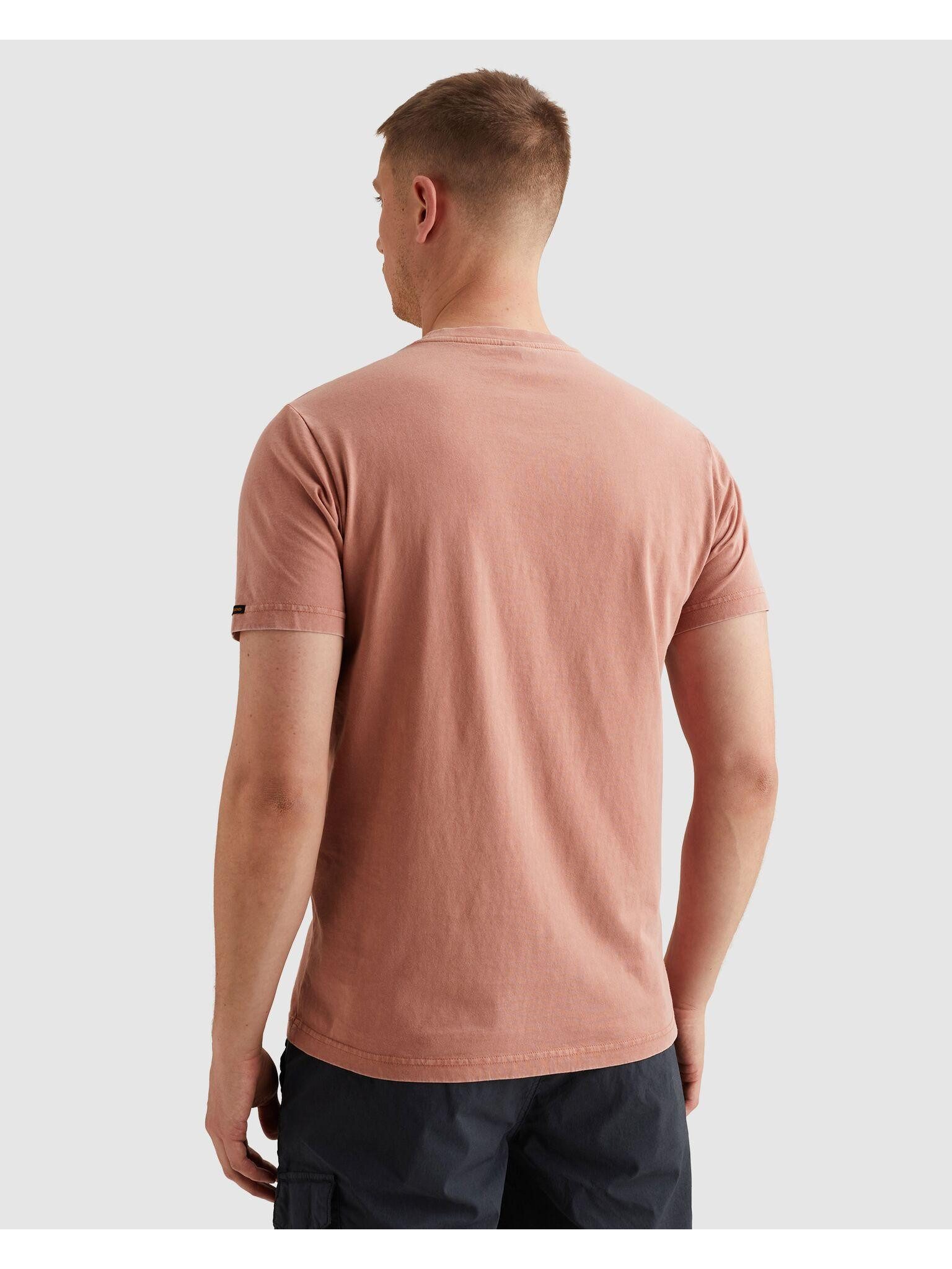 PME LEGEND T-Shirt Short sleeve r-neck washed garment dye mit Logo Stickerei