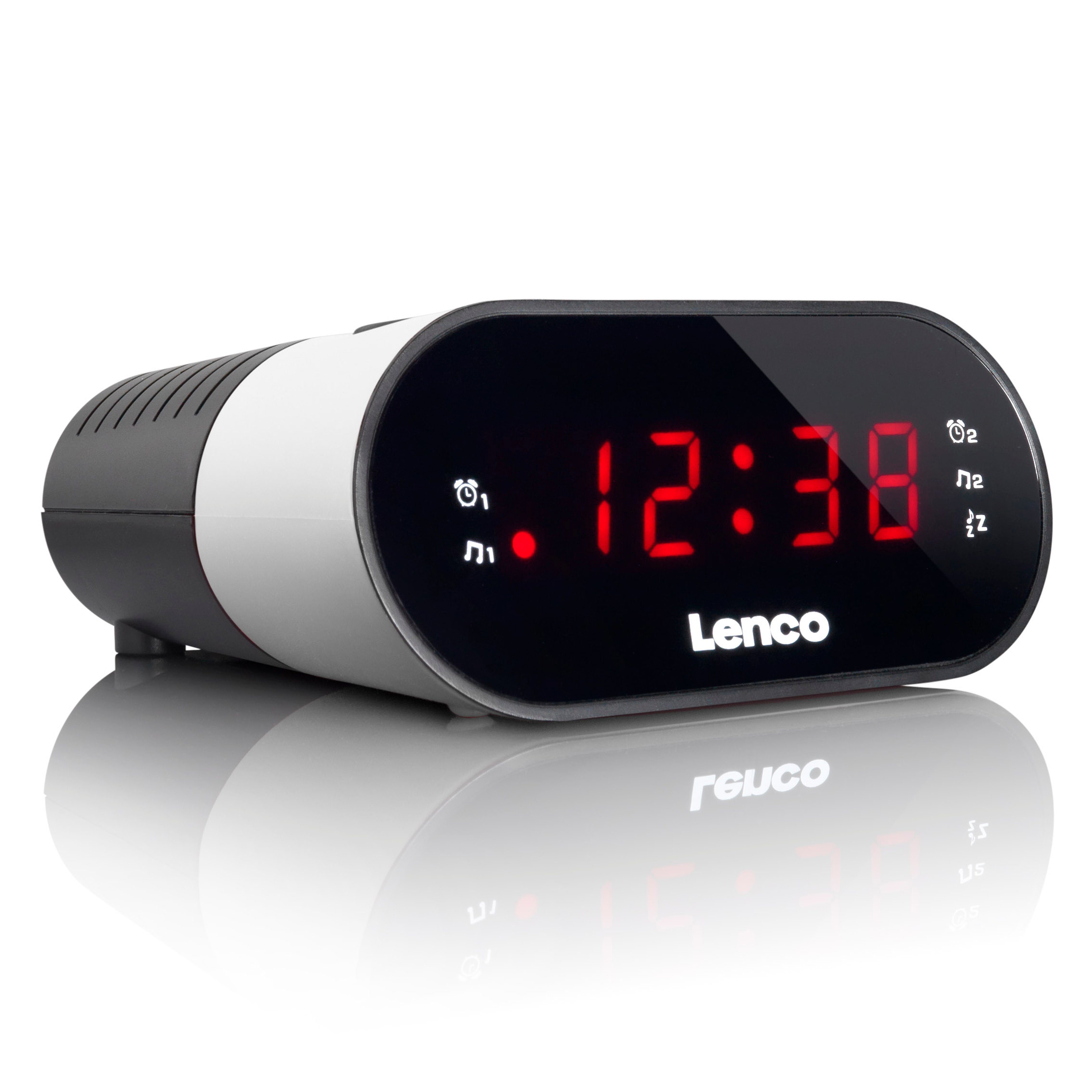 Lenco Radiowecker CR-07 White Batterie-Backup, LED-Display, günstig online kaufen