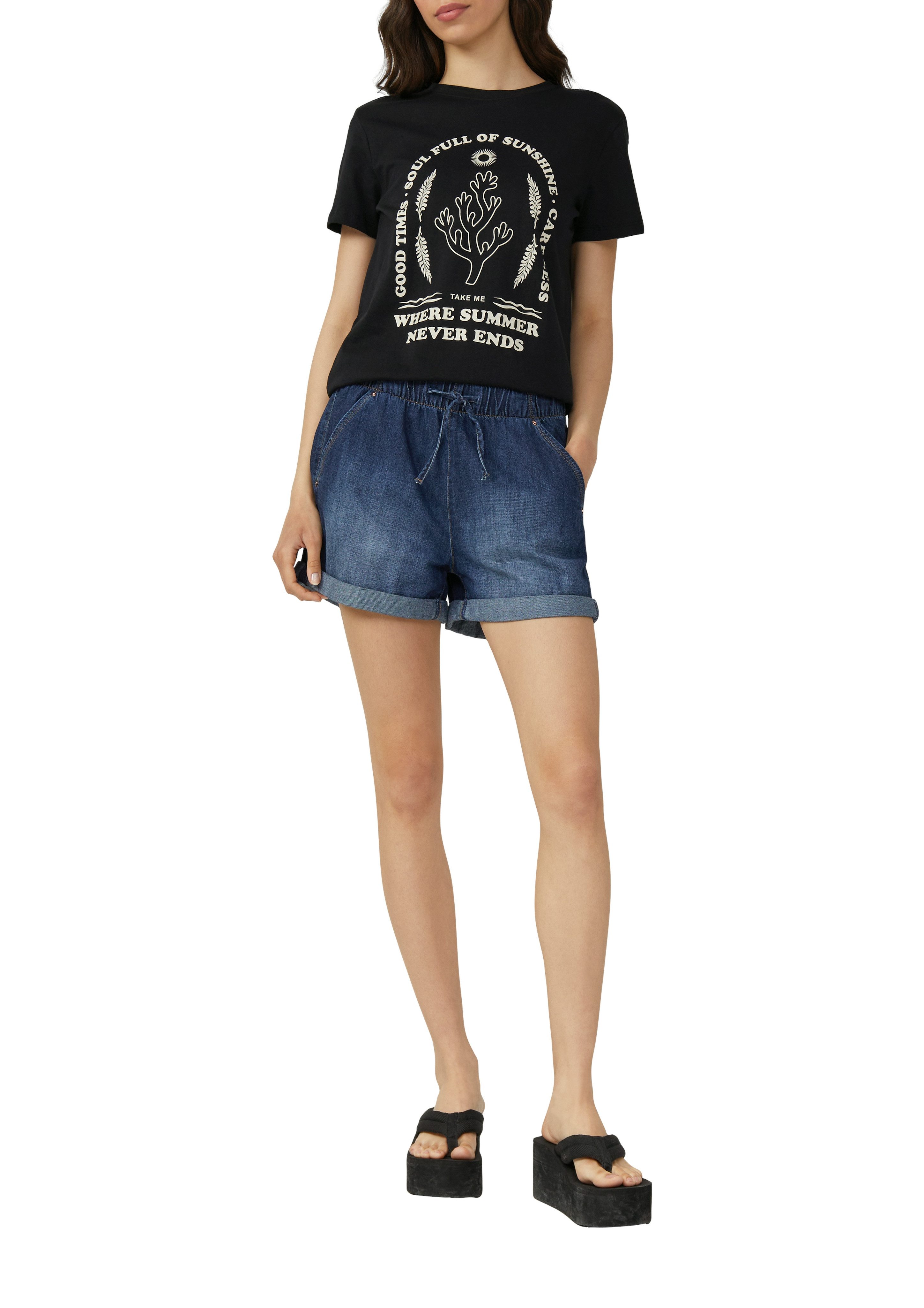 QS T-Shirt mit Print günstig online kaufen