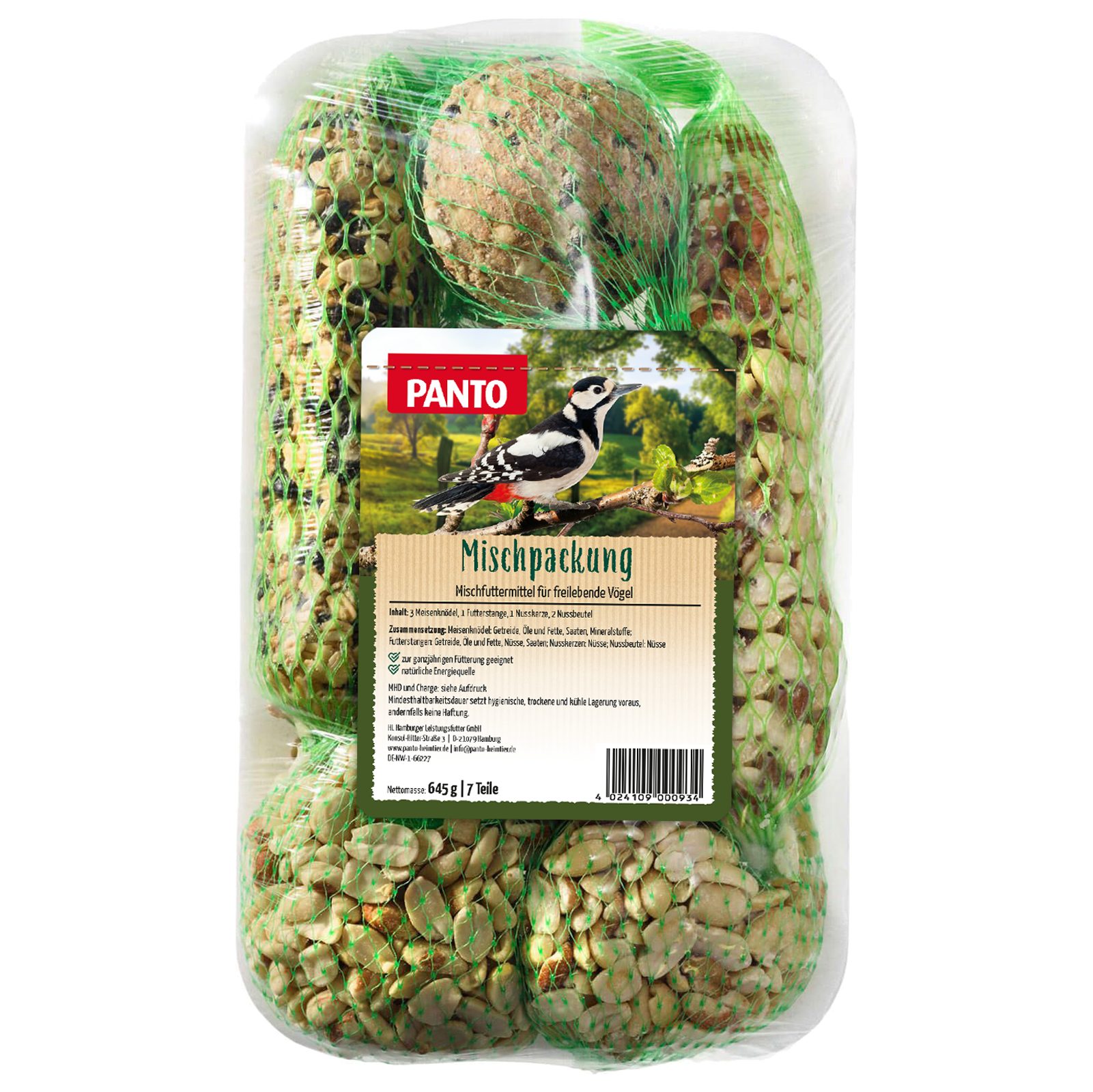 PANTO Mischpackung 7-teilig 645g, Mischpackung 7-teilig
