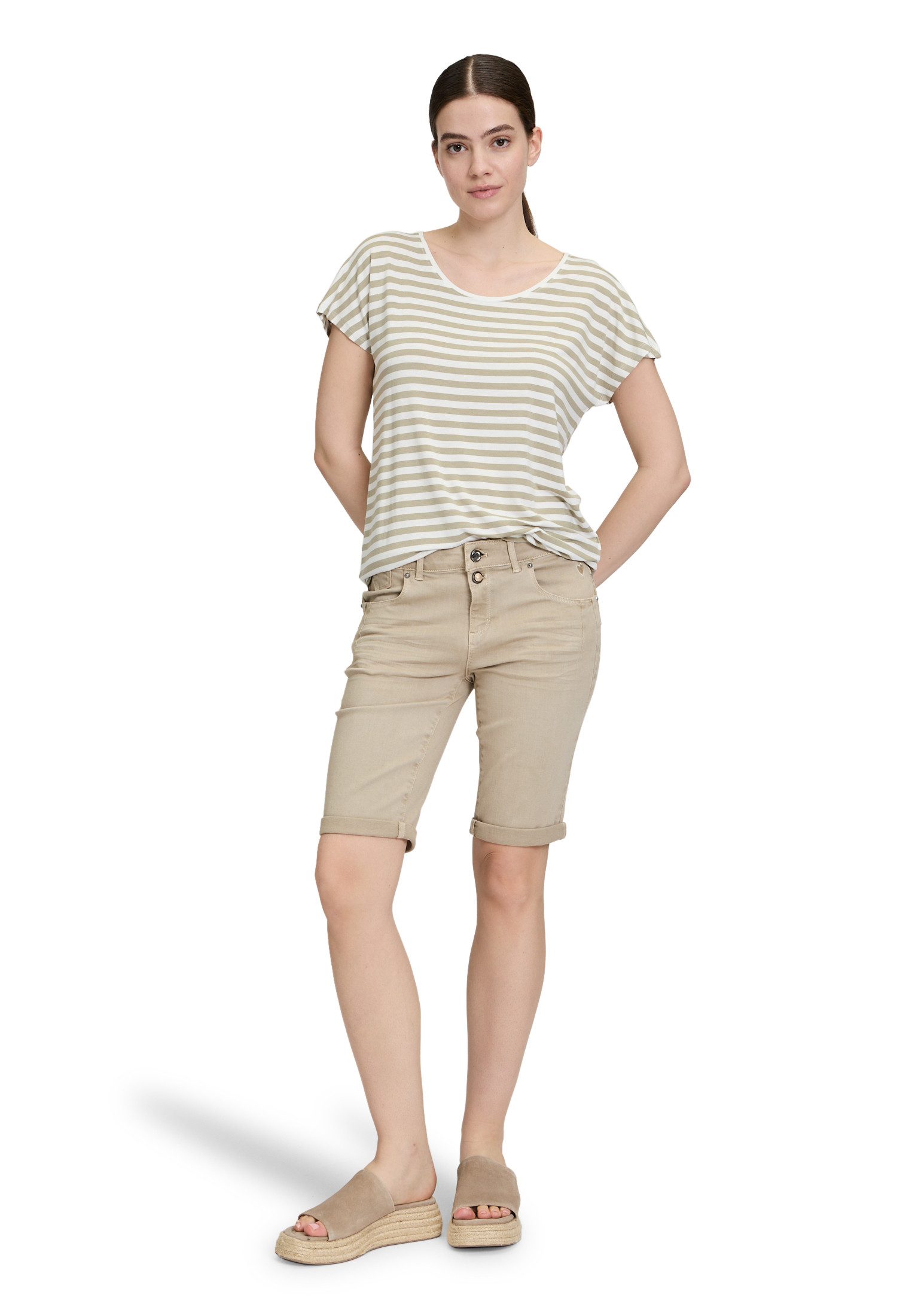 Cartoon Shorts Damen mit Stickerei Stickerei