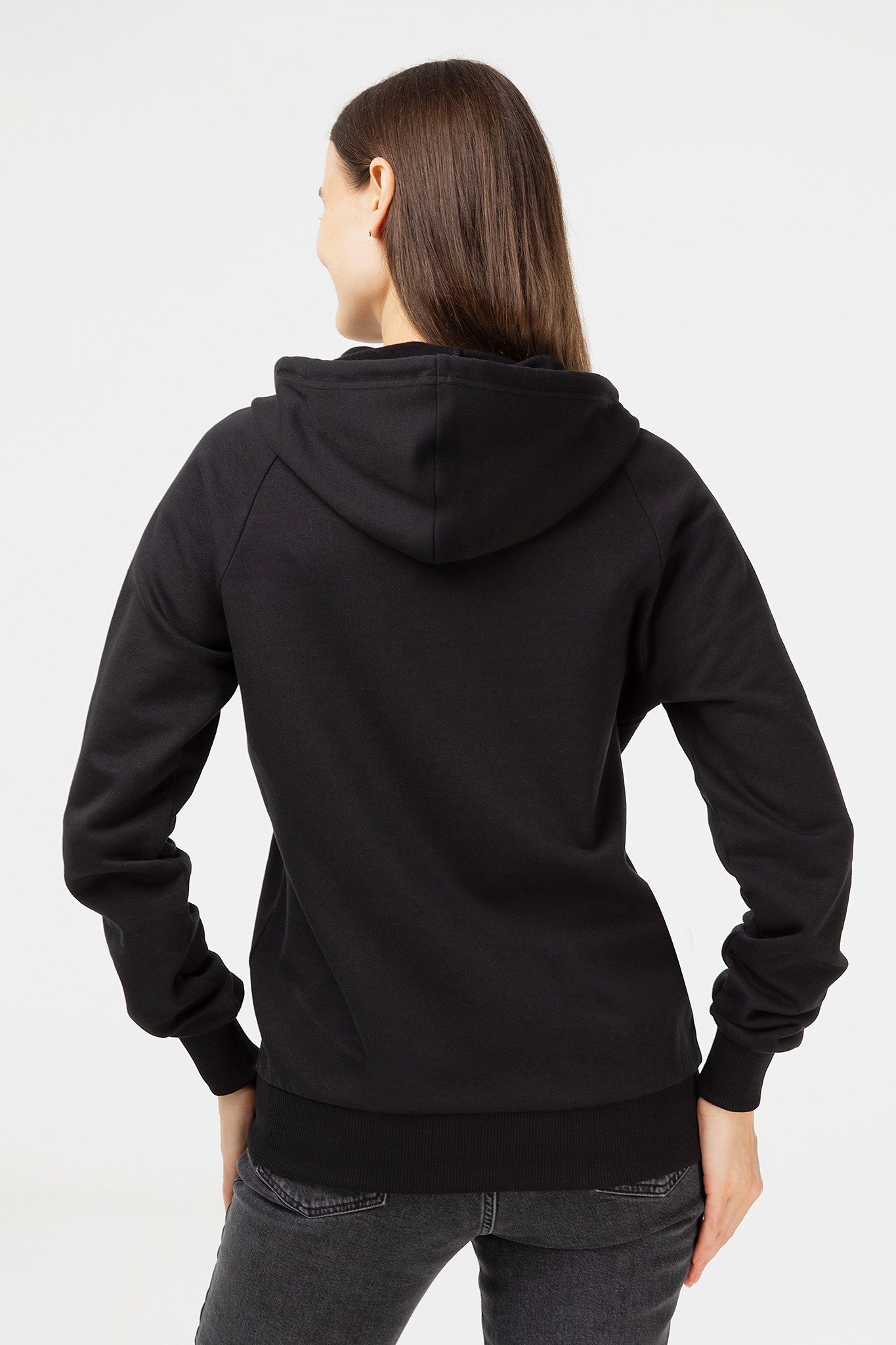 Evermind Kapuzennickijacke Unisex Kapuzenjacke aus Bio-Baumwolle – fair produziert & nachhaltig