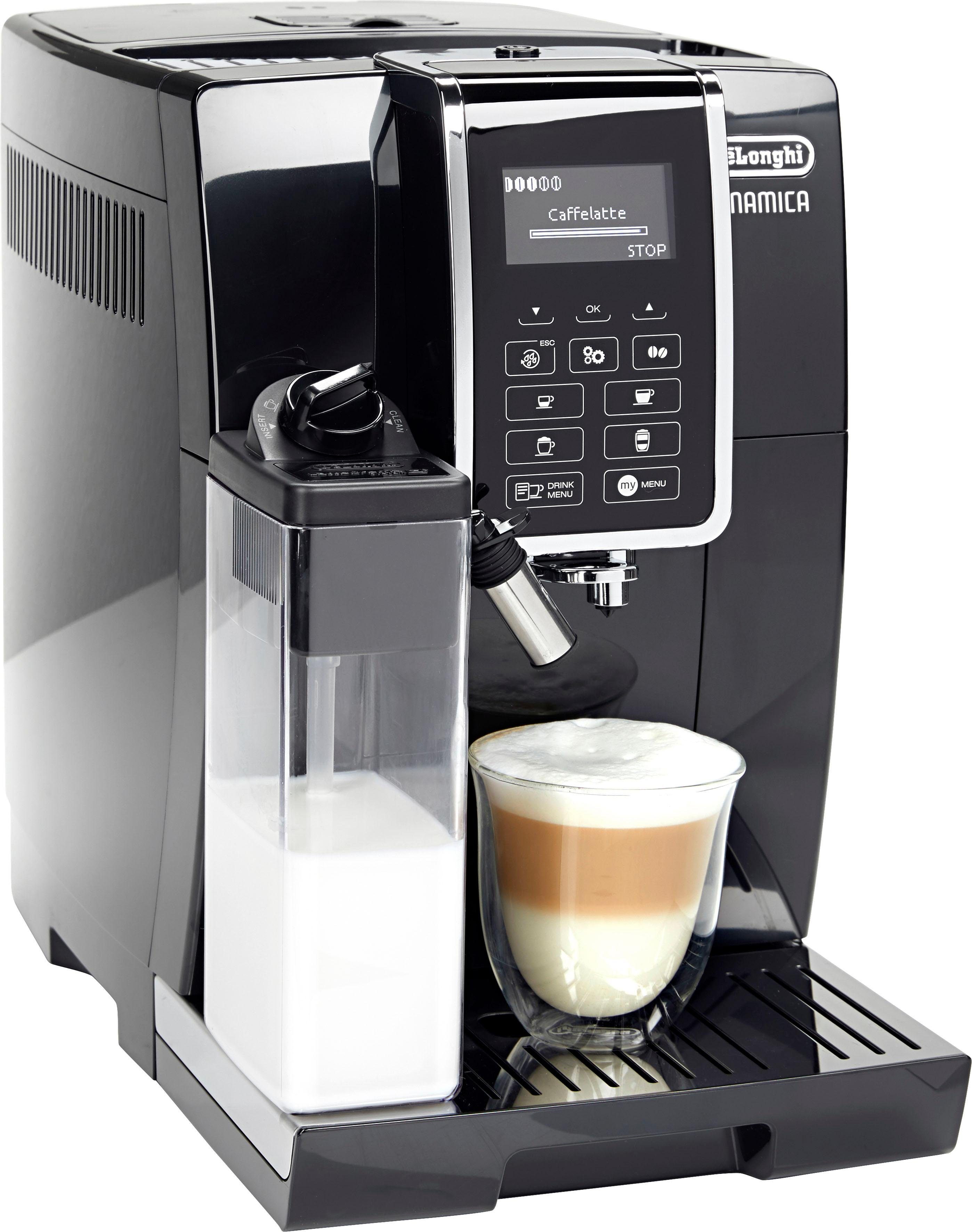De´Longhi Kaffeevollautomat Dinamica ECAM 350.55.B, mit 4 Direktwahltasten - De´Longhi