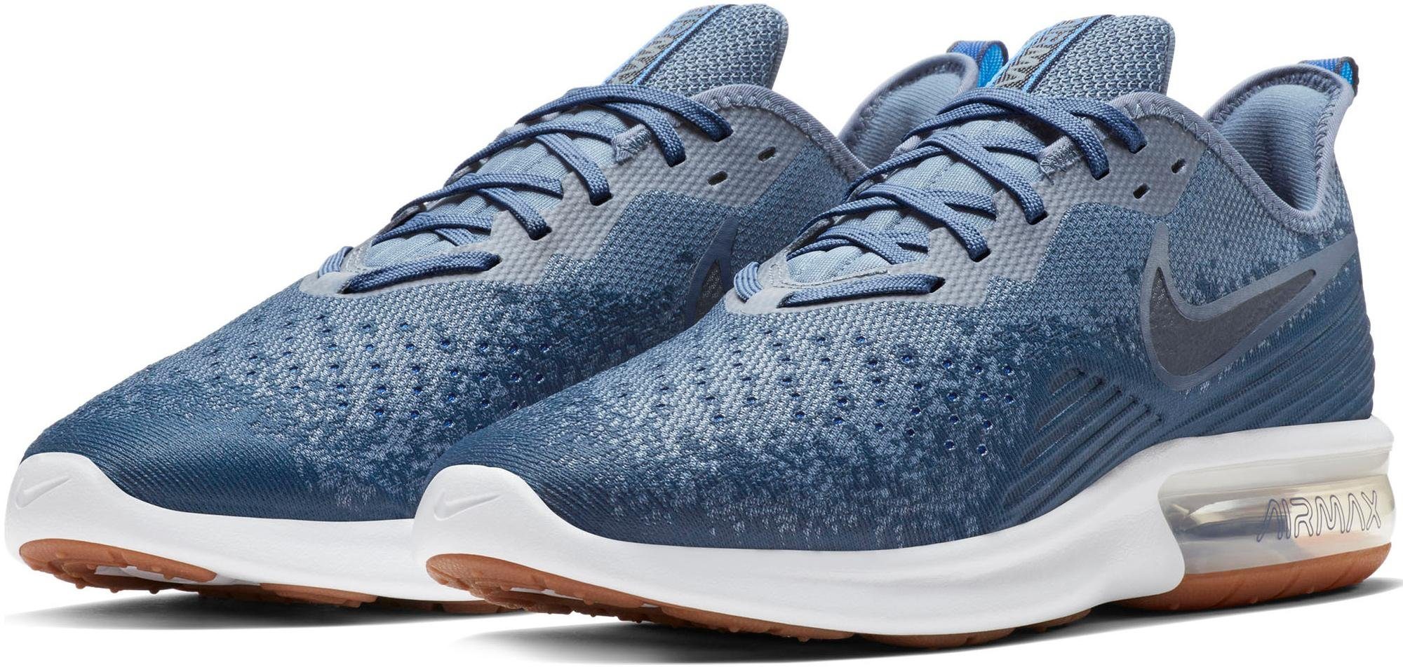 nike air max sequent blau