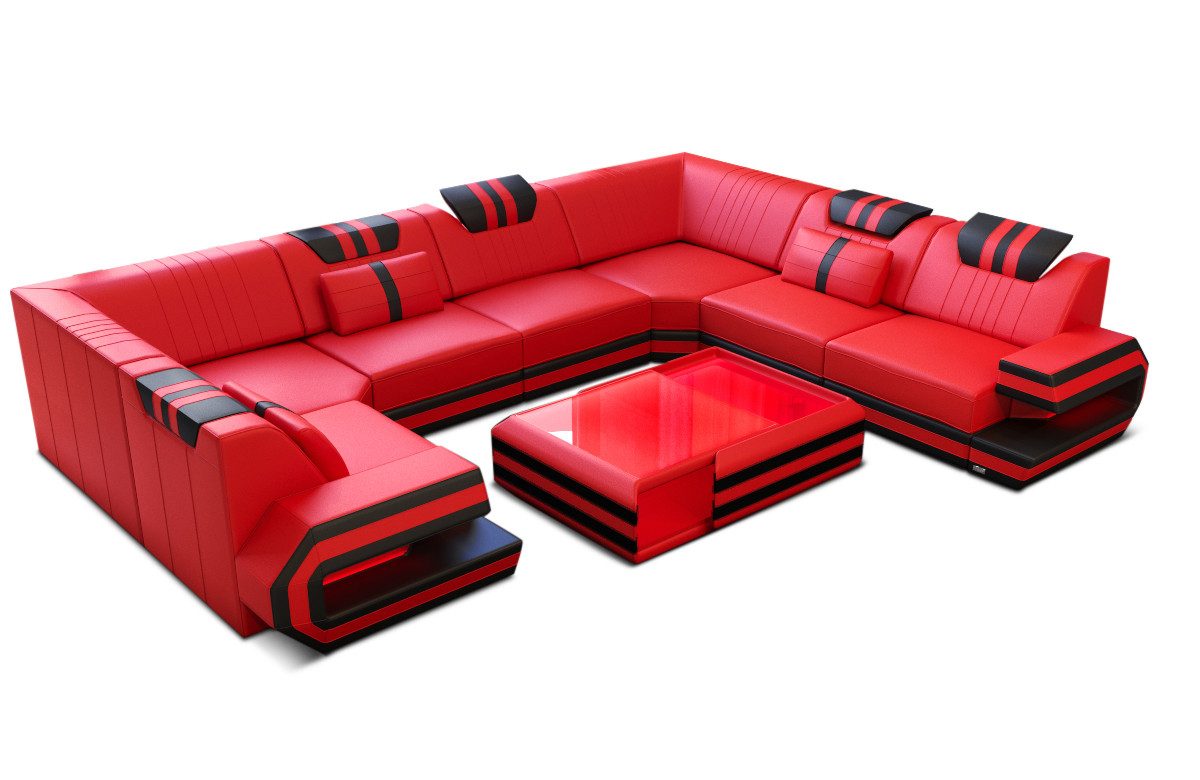 Sofa Dreams Wohnlandschaft Sofa Ledercouch Leder günstig online kaufen