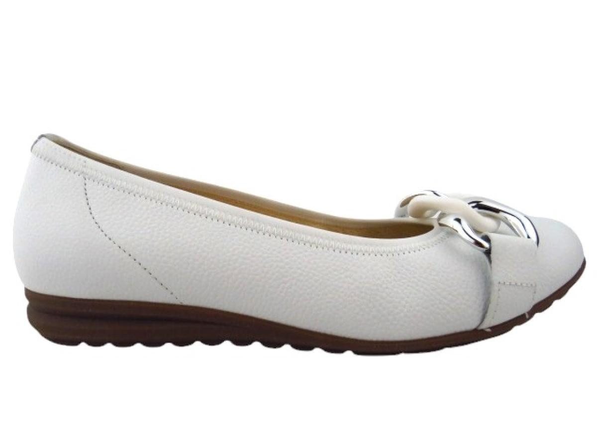 Gabor Comfort Cervo weiss Slipper günstig online kaufen