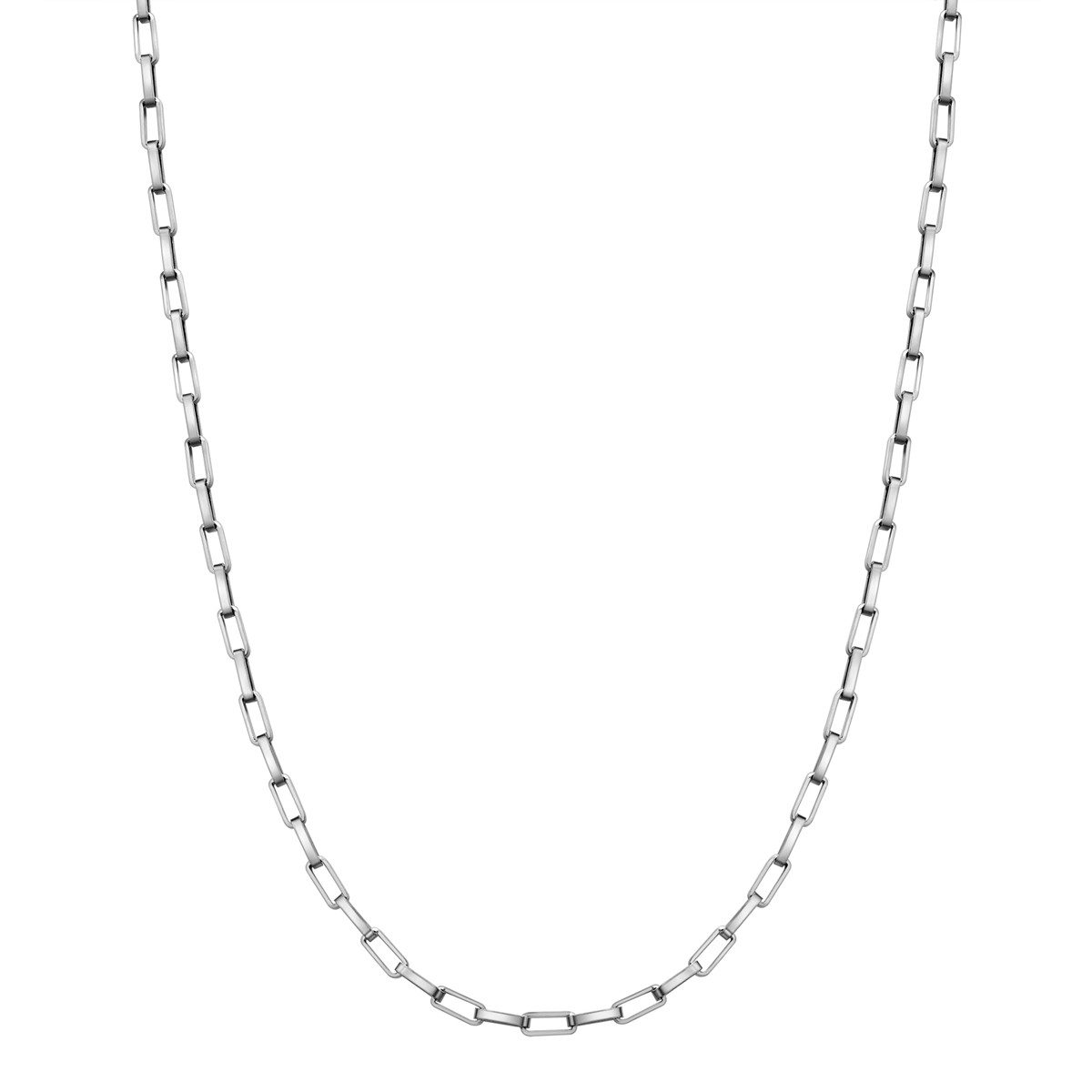 Edelstahlkette silber