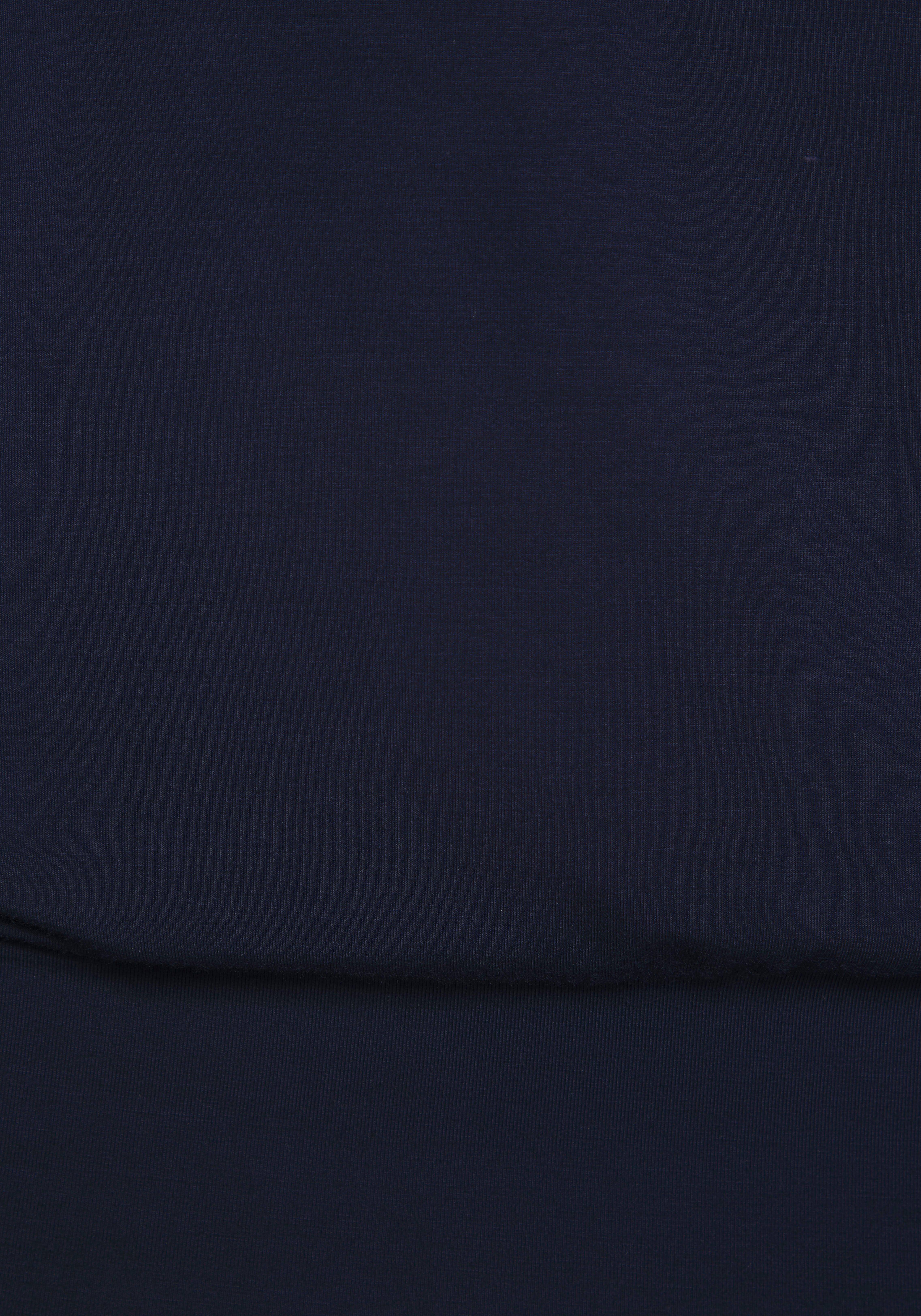 LASCANA Rundhalsshirt mit variabler Ärmellänge aus luftigem Viskose-Stretch