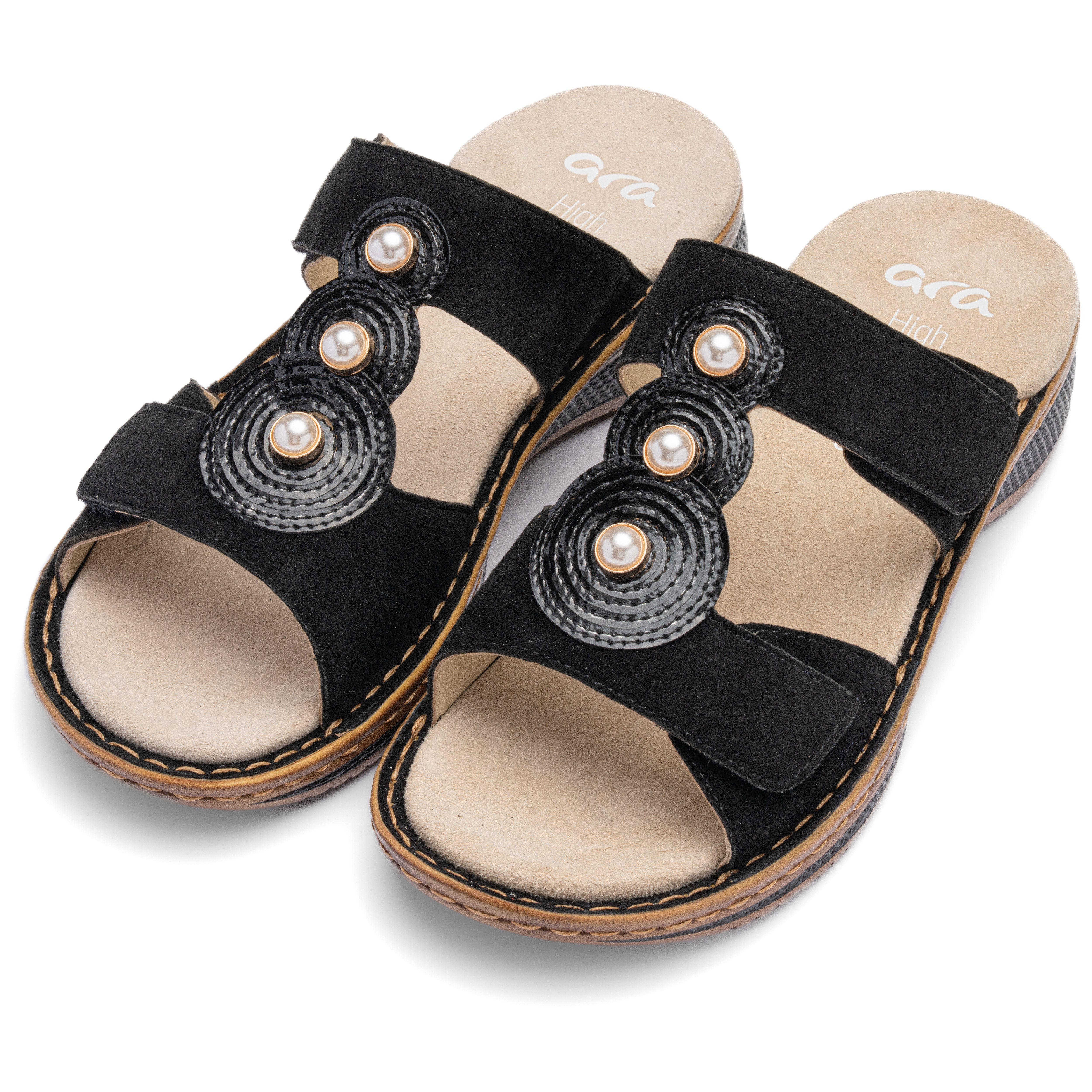 Ara HAWAII Pantolette Keilabsatz, Schlupfschuh, Bequemschuh in Weite G (wei günstig online kaufen