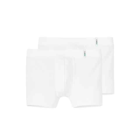 Schiesser Retro Boxer 2er Pack Long Life Soft (Spar-Set, 2-St) Retro Short / Pant - Baumwolle - Ohne Eingriff - Schnelltrocknend