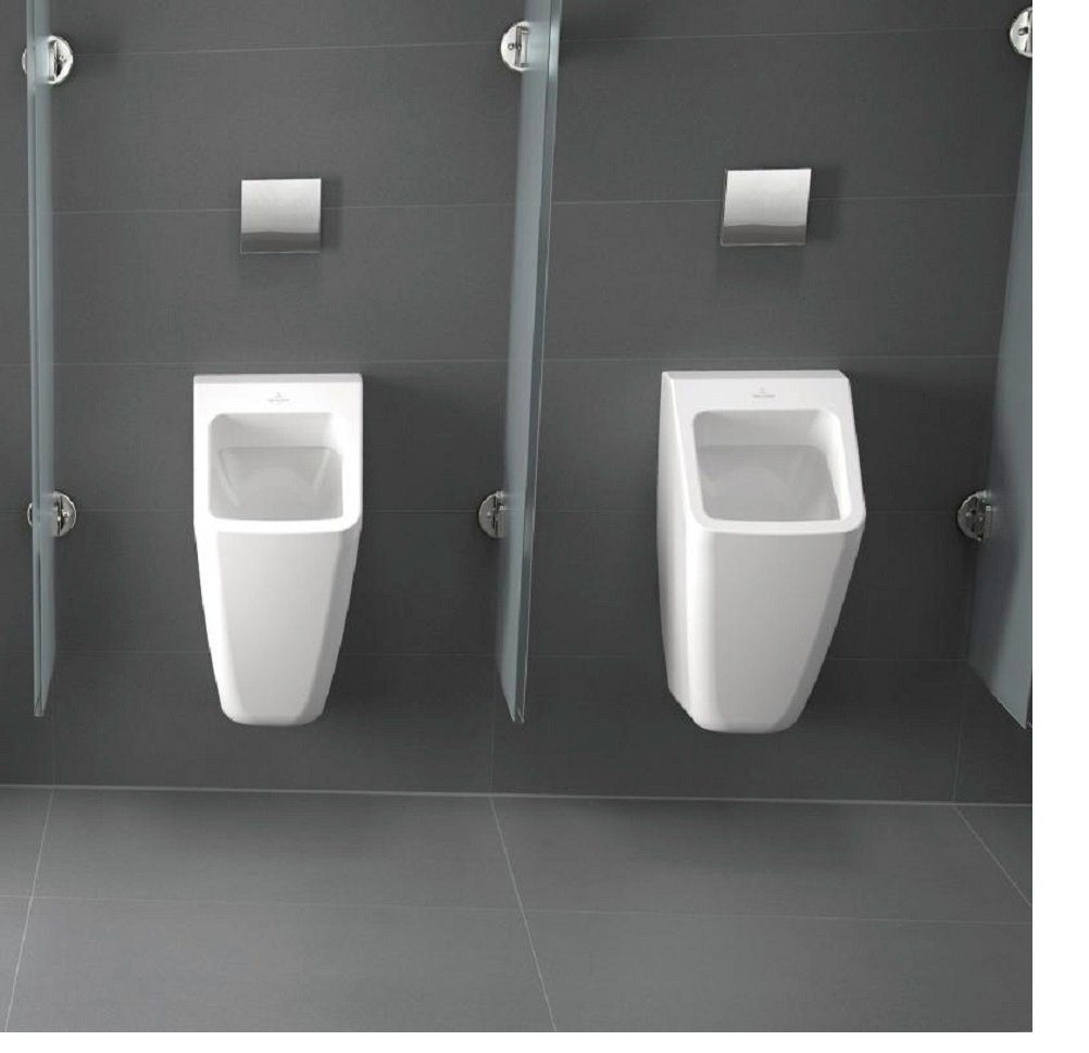 Villeroy & Boch Urinal »Architectura«, Sanitärkeramik, Abgang waagerecht, BxTxH: 32,5x35,5x68 cm, mit CeramicPlus-kaufen