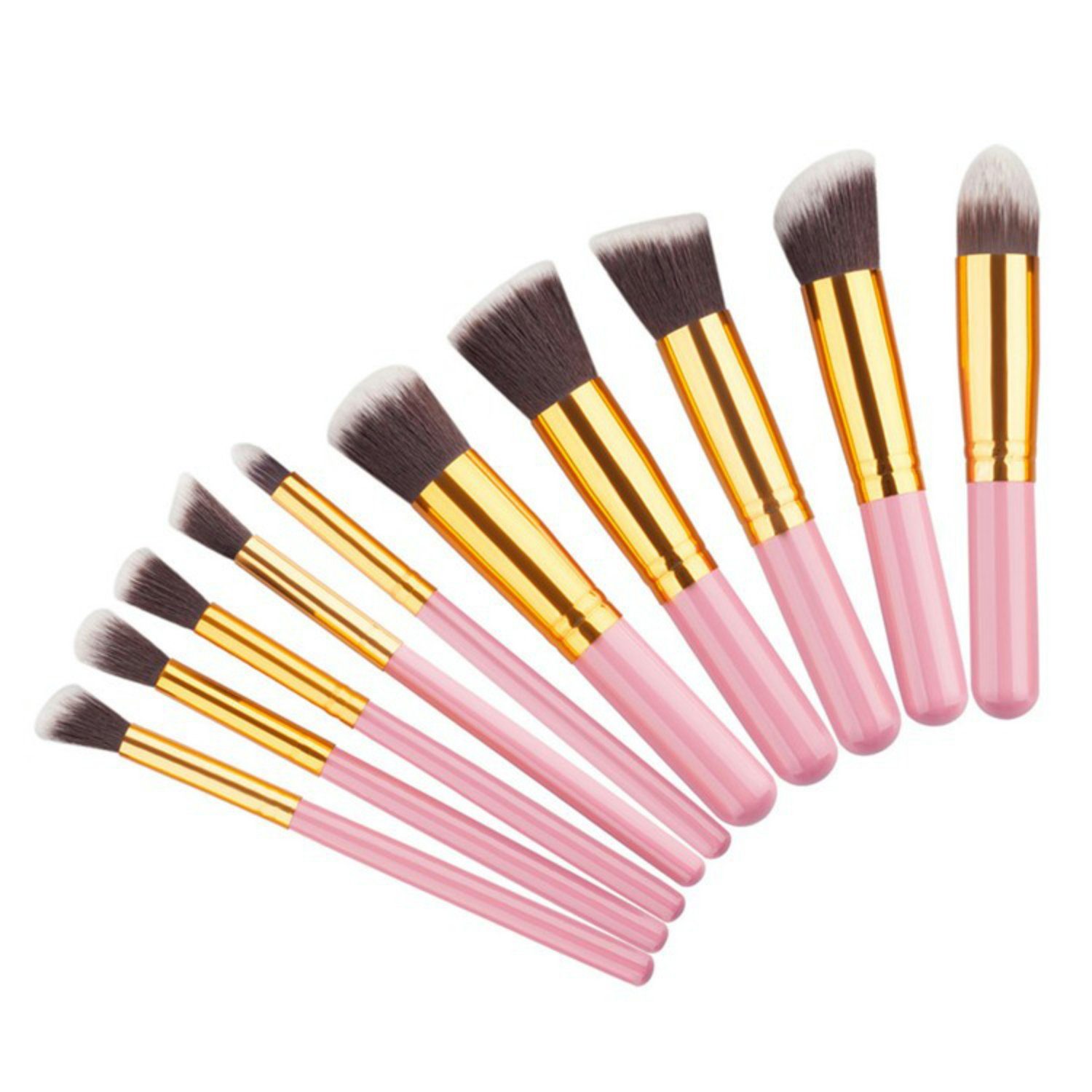 Kosmetikpinsel-Set Exquisites 10-teiliges Make-up Pinselset