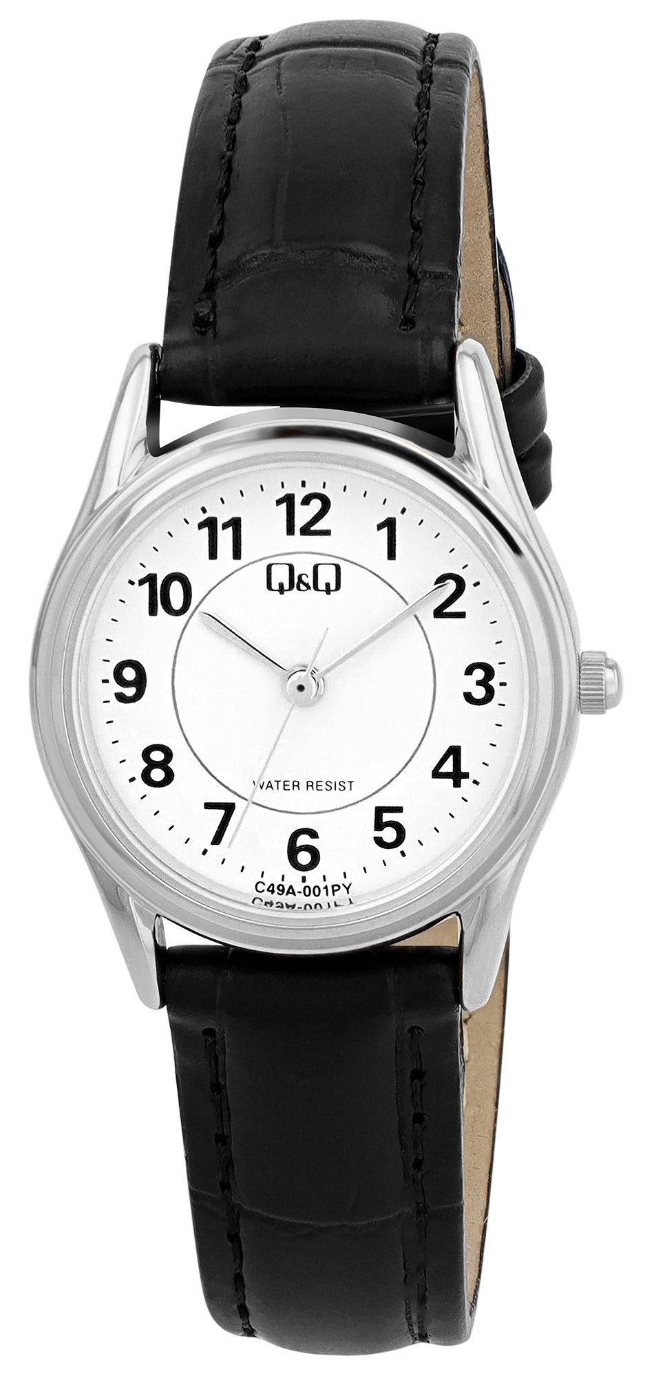 Q&Q Quarzuhr C49A Damenuhr mit Lederimitationsband günstig online kaufen