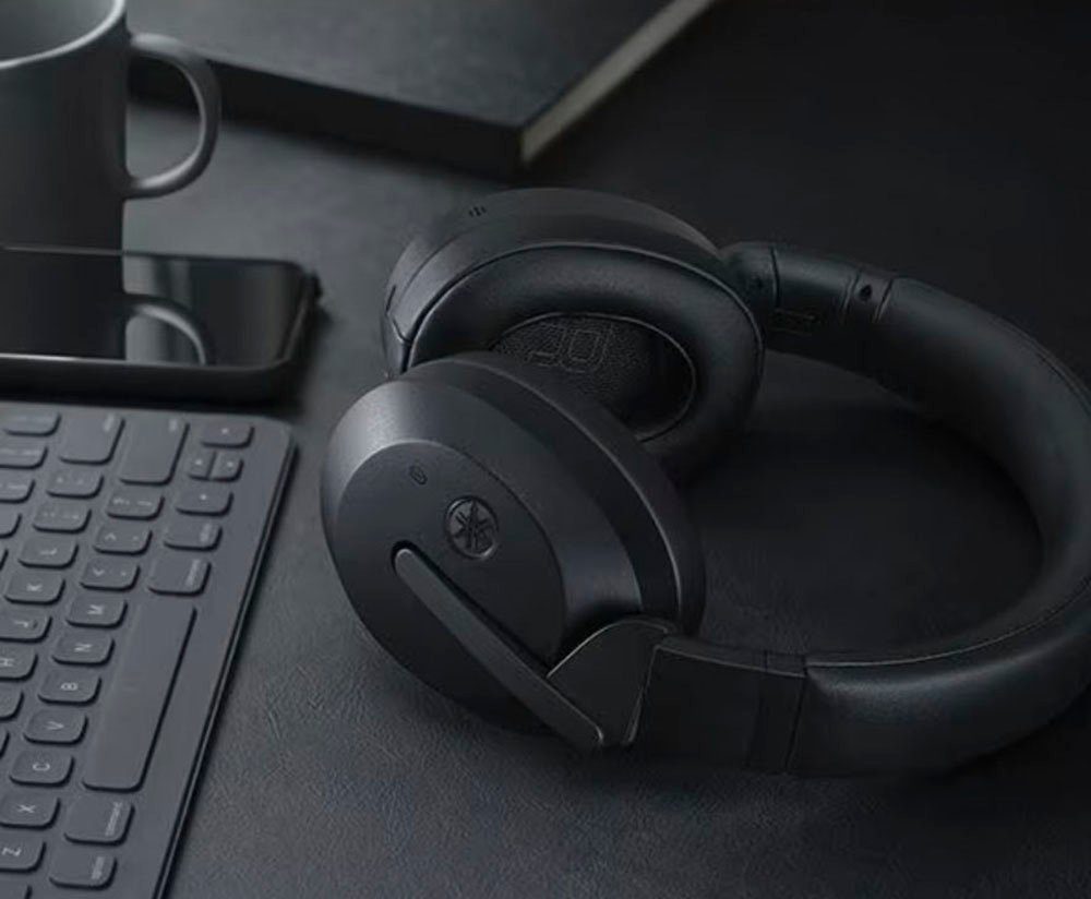 Yamaha YH-E700B On-Ear-Kopfhörer (Active Noise A2DP Sprachsteuerung, AVRCP kompatibel schwarz Bluetooth, Google Cancelling HSP) HFP, mit Siri, Siri, (ANC), Bluetooth, Assistant, Bluetooth