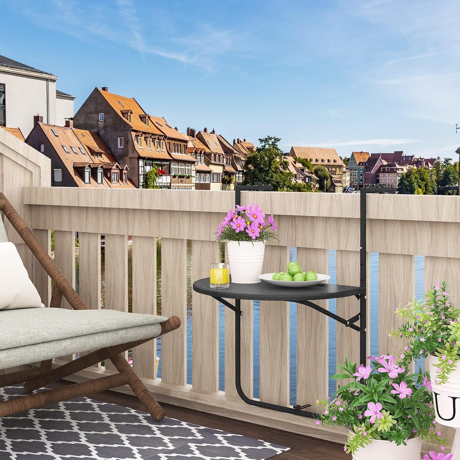 Woltu Balkonhängetisch (1-St), Gartentisch zum Hängen, günstig online kaufen