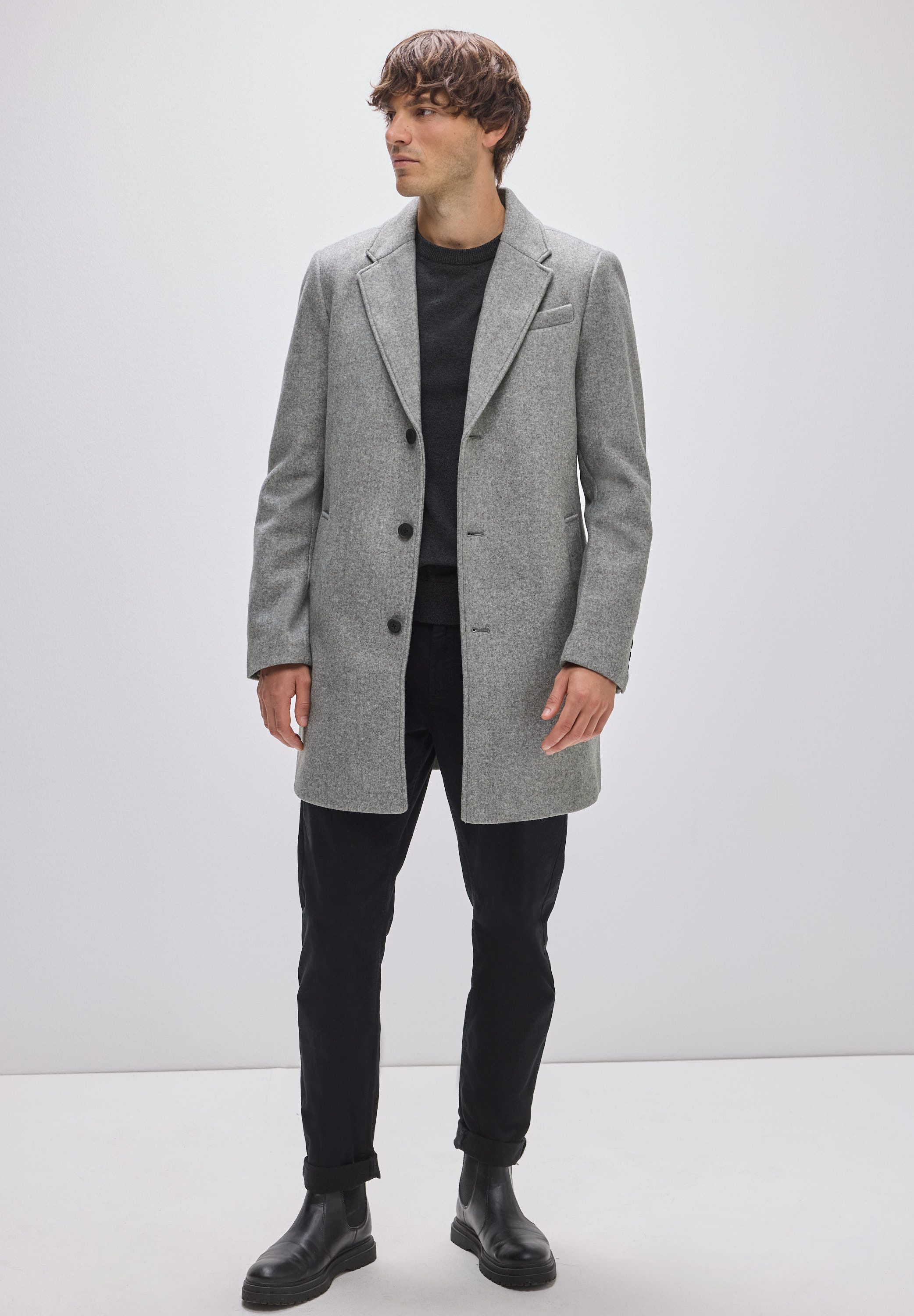 STREET ONE MEN Outdoorjacke mit Knopfleiste