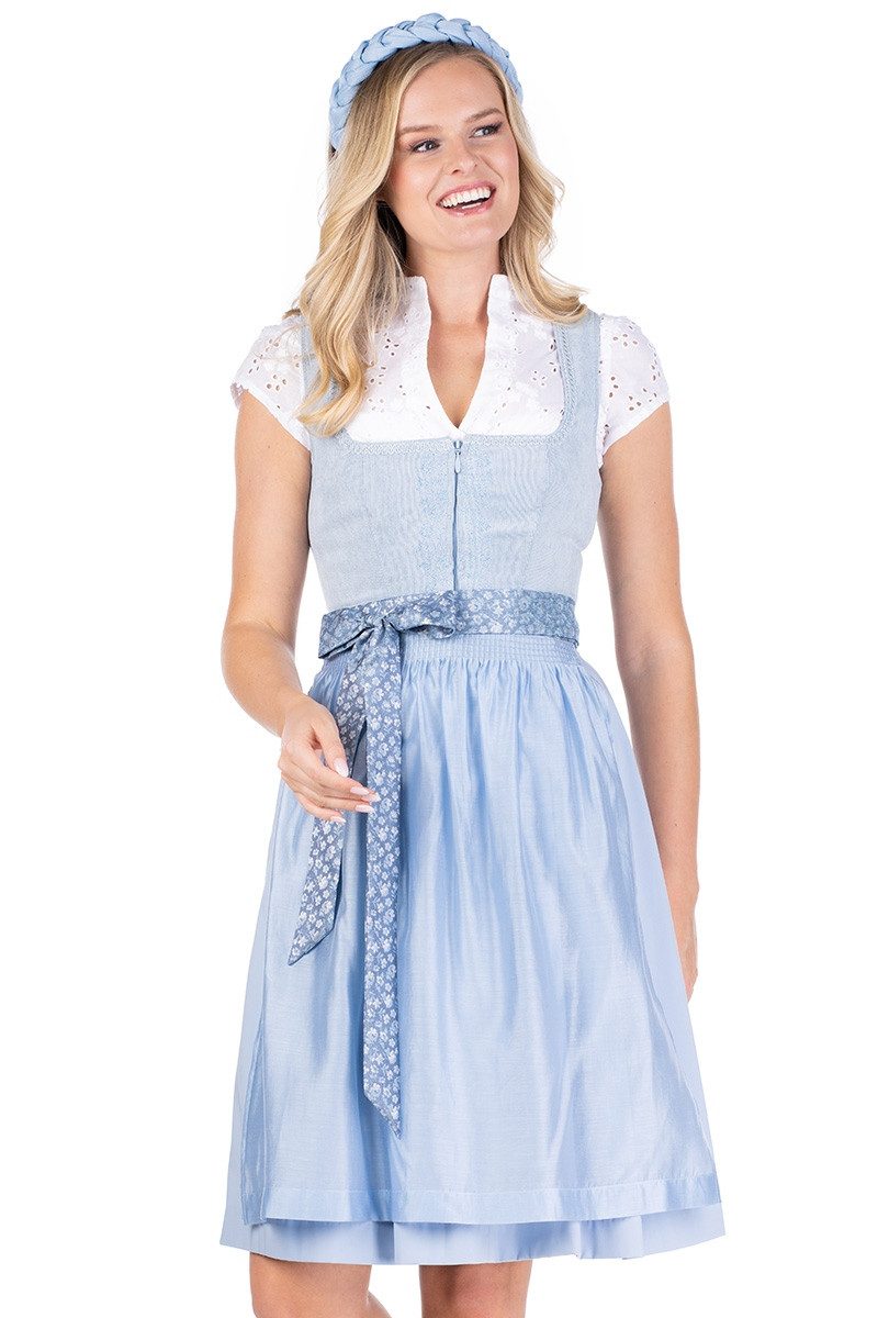 Dirndl Cord Dirndl 2tlg. - HUMALDI - hellblau