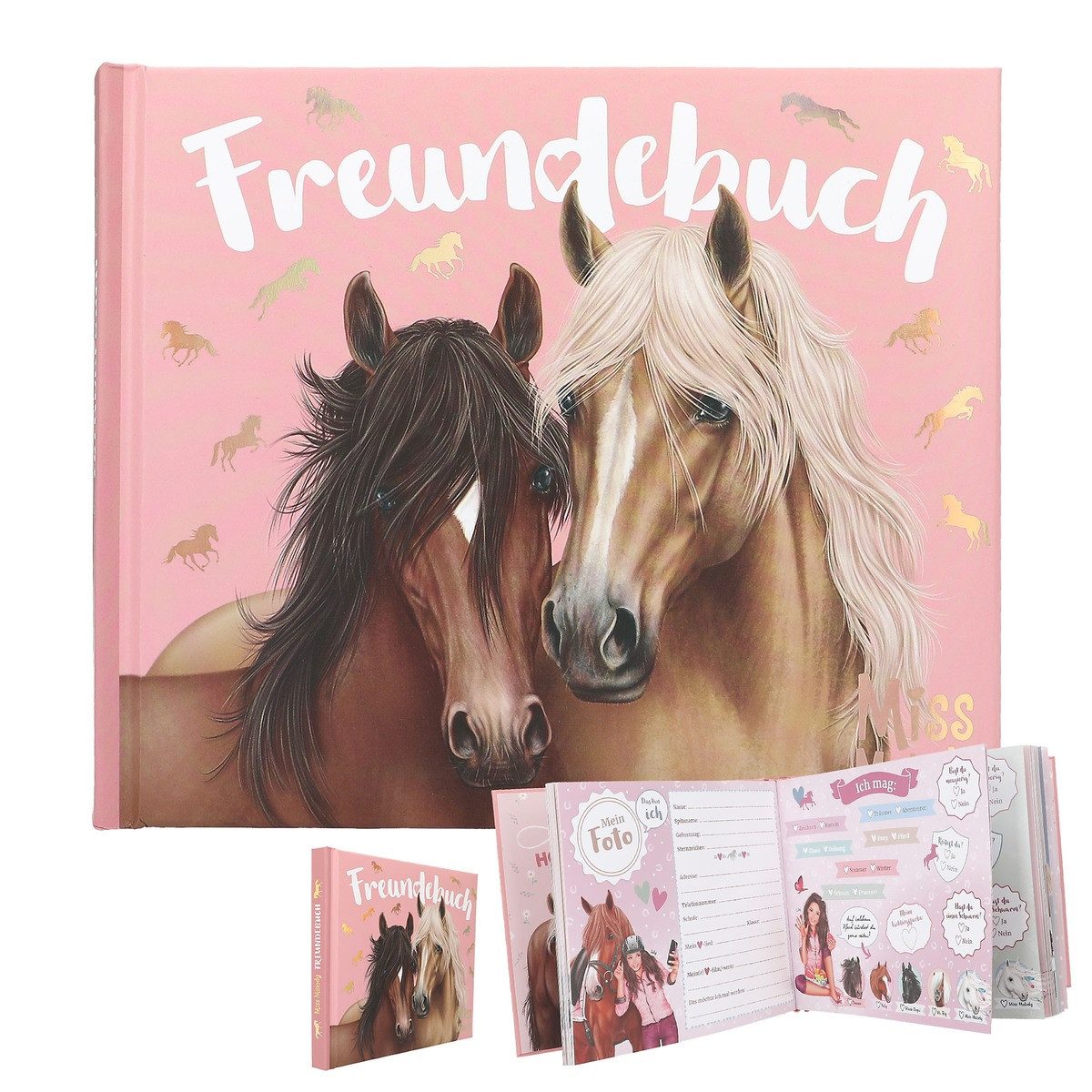 Miss Melody Poesiealbum DEPESCHE Miss Melody Freundebuch Motiv 2 17,5x21x1,5cm