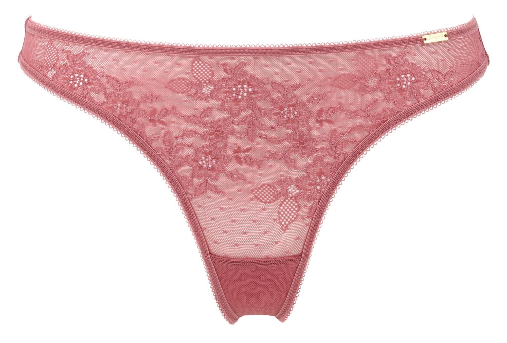 String Glossies Lace String Whisper Pink