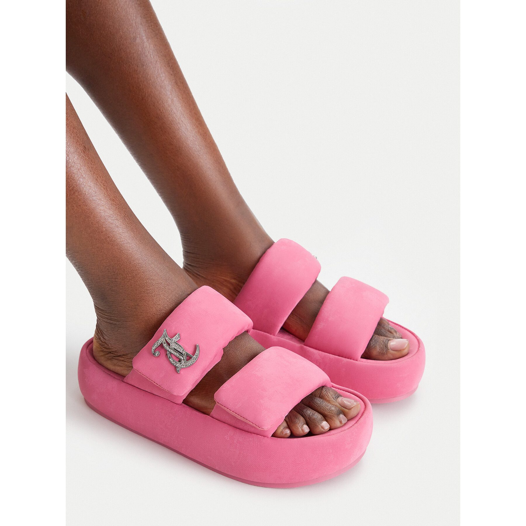 Juicy Couture Juicy Couture Damen-Flip-Flops in Pink Badepantolette