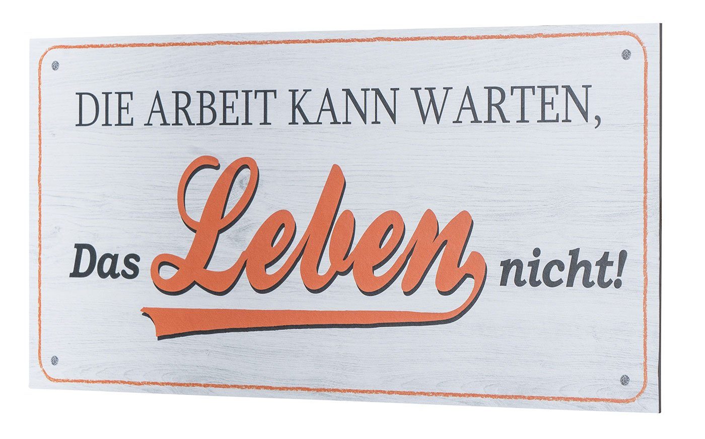 Levandeo® Wandbild, Wandbild 40x20cm Die Arbeit günstig online kaufen