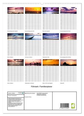 CALVENDO Wandkalender Föhrweh / Familienplaner (Premium, hochwertiger DIN A2 Wandkalender 2023, Kunstdruck in Hochglanz)