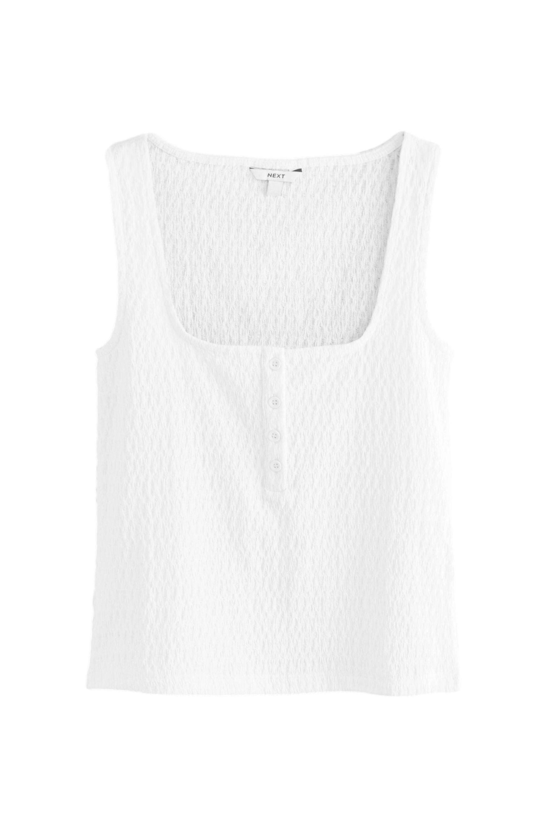 Next Trägertop Strukturiertes Tanktop mit Henleydetail günstig online kaufen