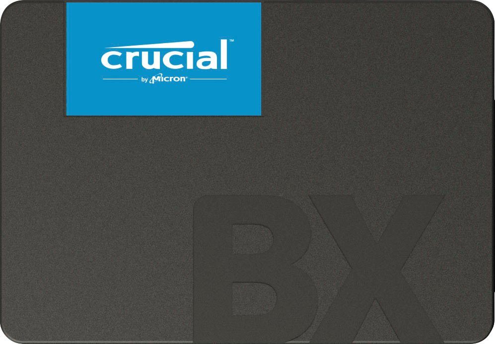 Crucial BX500 interne SSD (2 TB) 2,5" 540 MB/S Lesegeschwindigkeit, 500 MB/S Schreibgeschwindigkeit