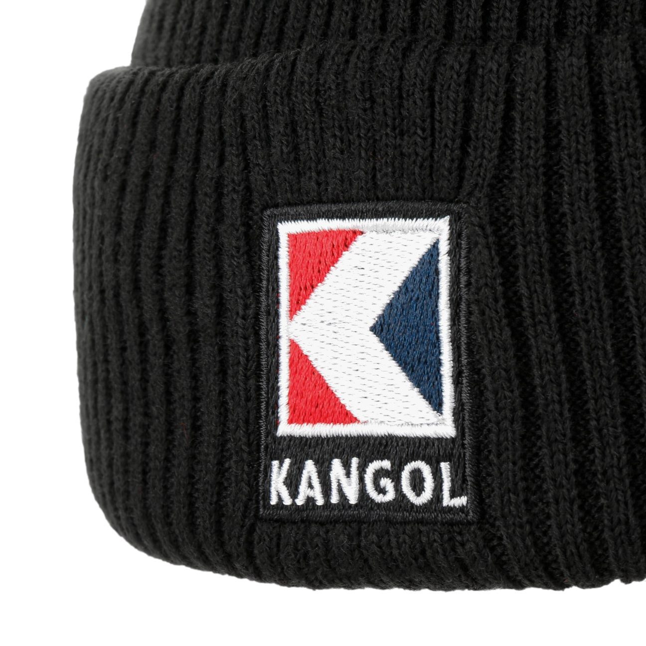 Kangol Schiebermütze (1-St) Strickmütze mit Umschlag