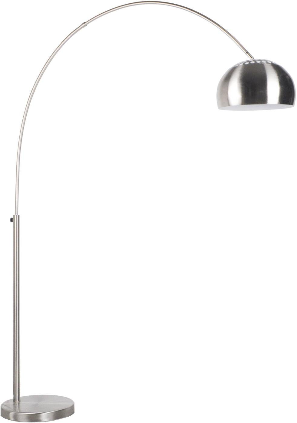 Trendmöbel24 Stehlampe Stehlampe Bogenlampe METAL BOW gebürstet von Zuiver, günstig online kaufen