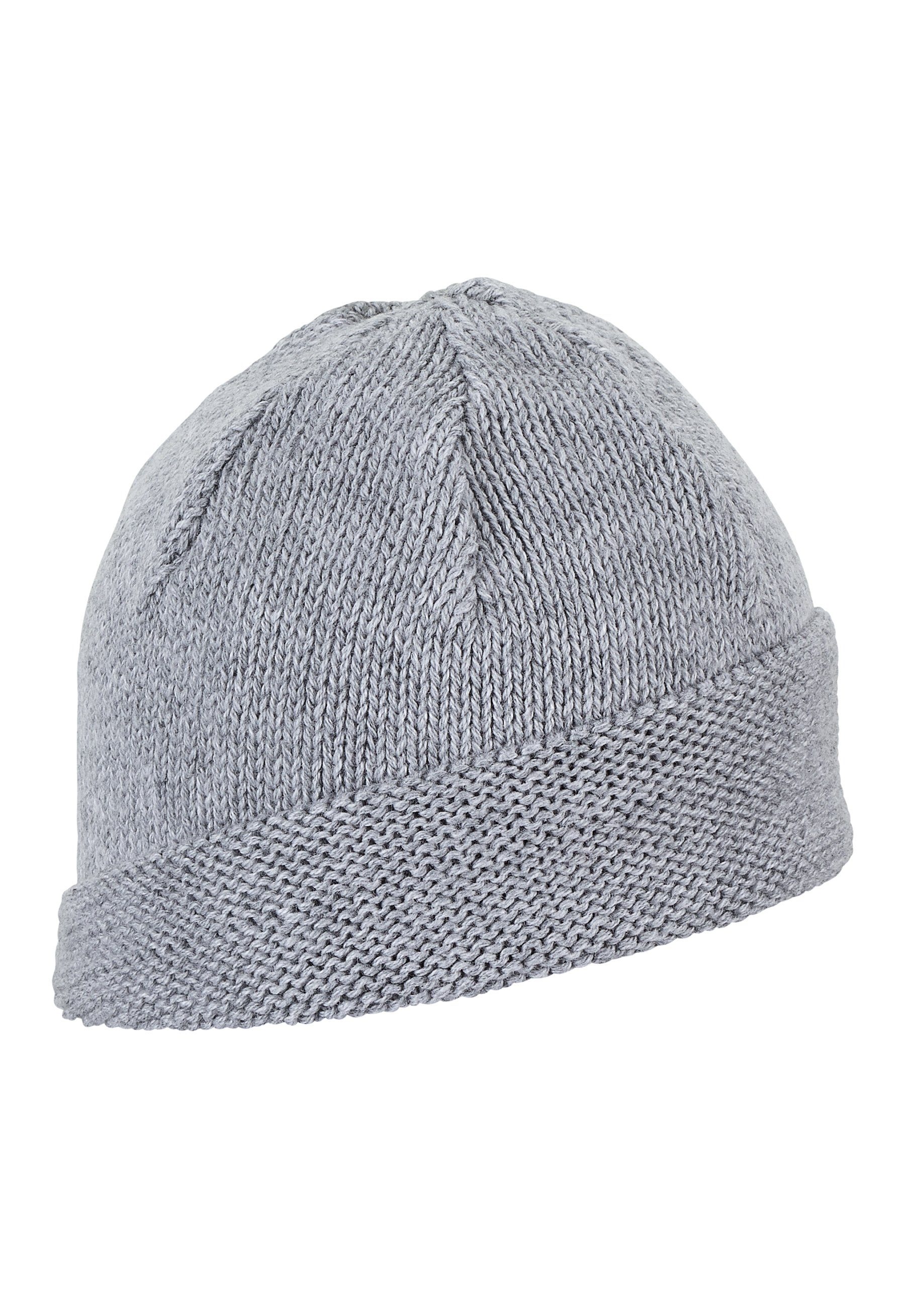 Sterntaler® Strickmütze Sterntaler® OCS Strickmütze (1-St) Strick Beanie Kinder aus weicher Baumwolle unifarben