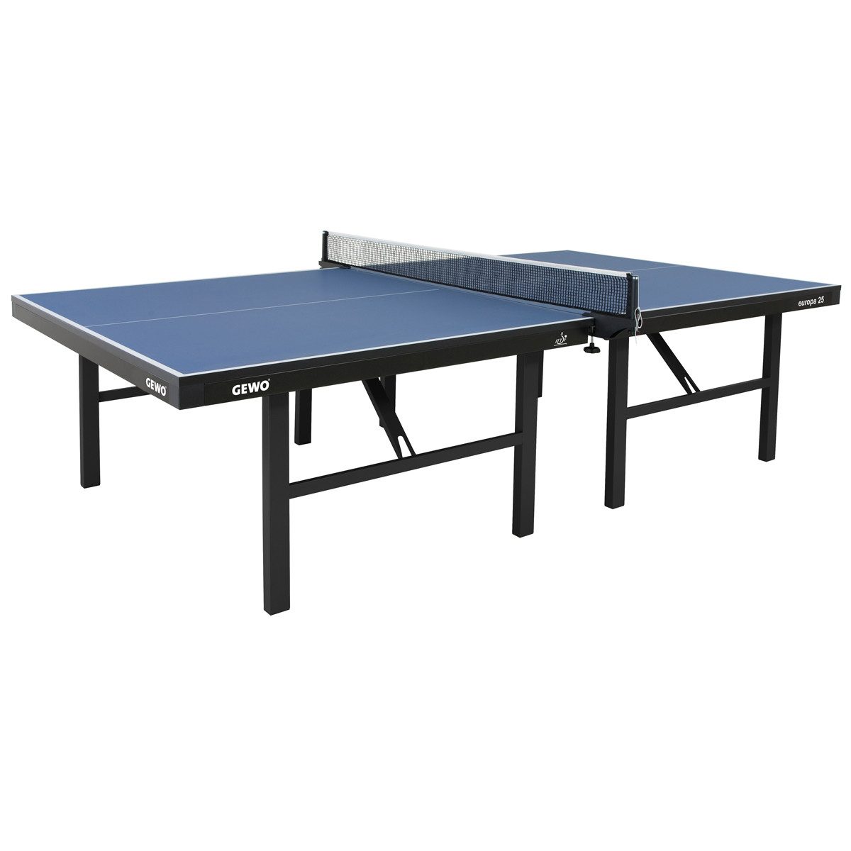 Gewo Tischtennisplatte Indoor Europa 25 Tischtennistisch, blau