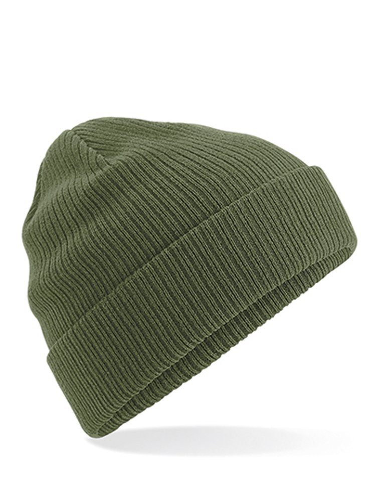 Goodman Design Beanie Strickmütze Herbst Winter Beanie organic cotton Bio-Baumwolle Olive Green